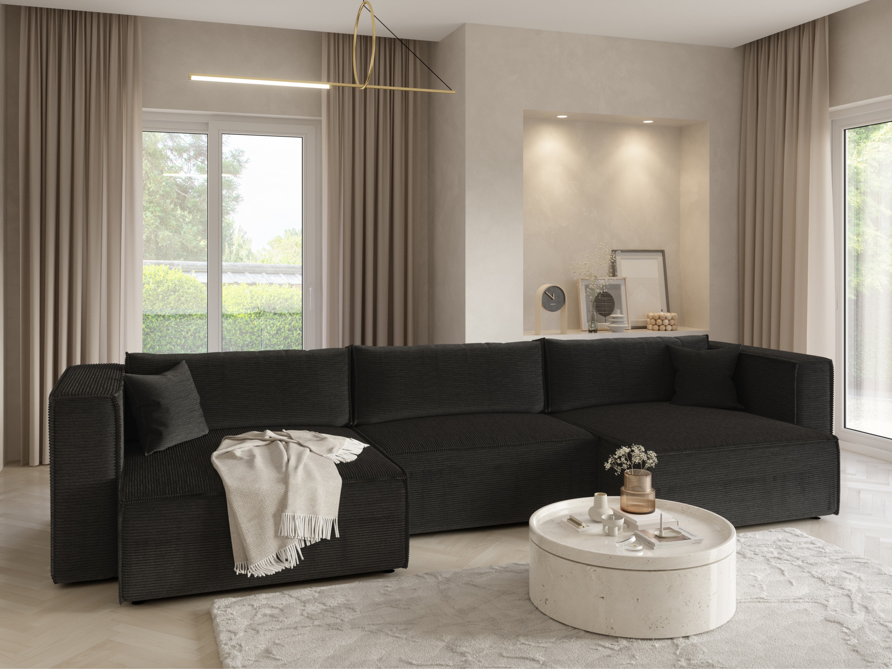 Ъглов диван Franklin 114 (Poso 135)