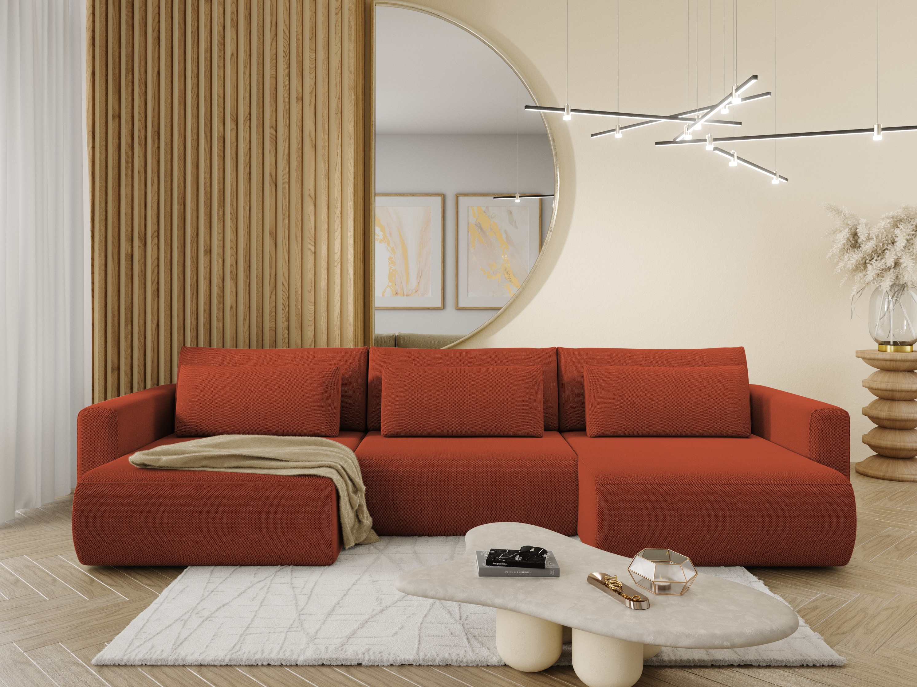 Ъглов диван Franklin 126 (Curio 55)