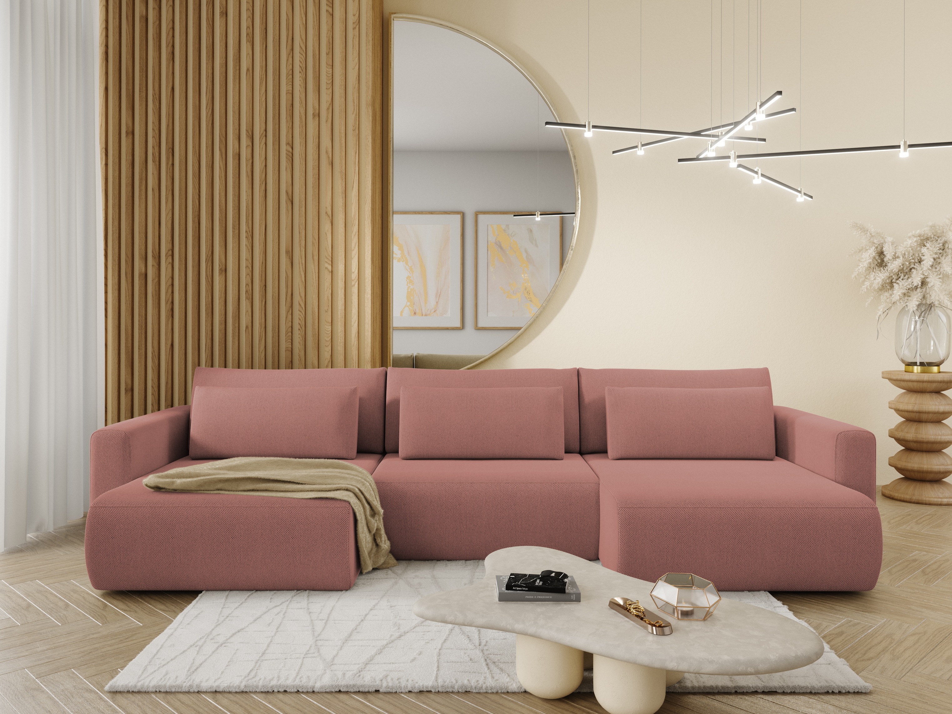 Ъглов диван Franklin 126 (Curio 63)