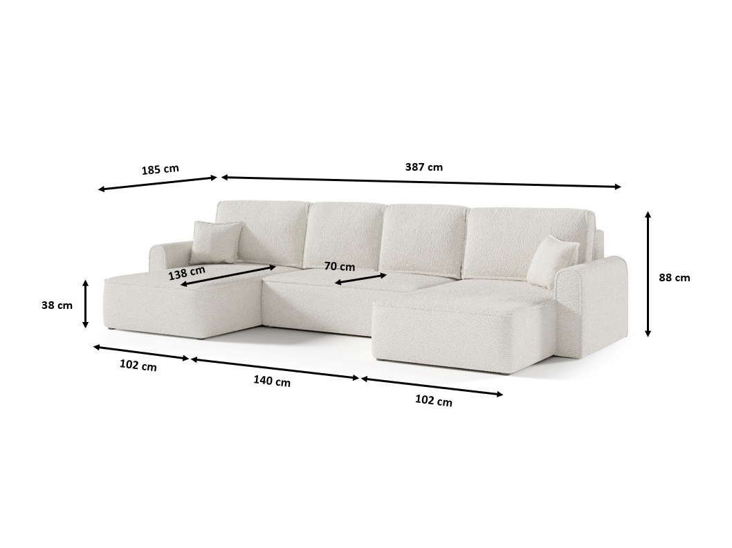 Ъглов диван Franklin 129 (Abriamo 07)