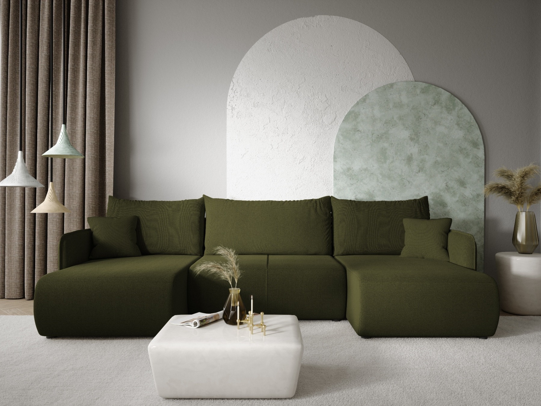 Ъглов диван Franklin 136 (Curio 39)