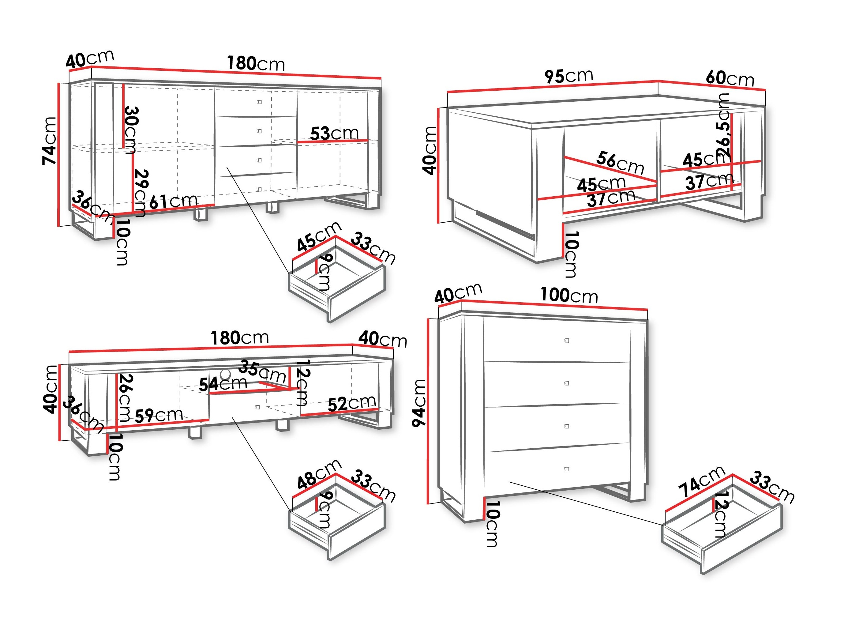 Комплект за хол Comfivo Vestora