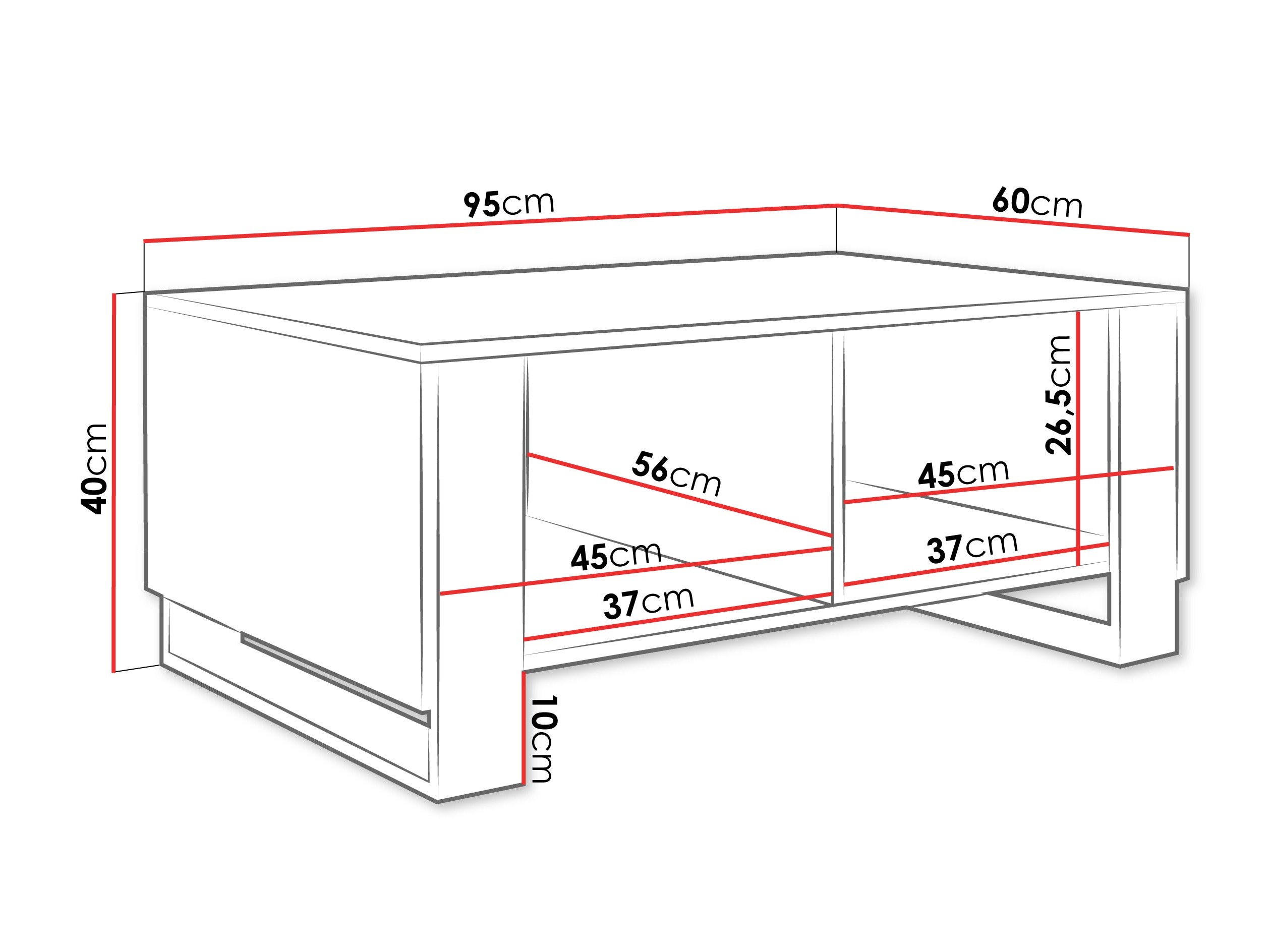 Масичка за кафе Comfivo Vestora
