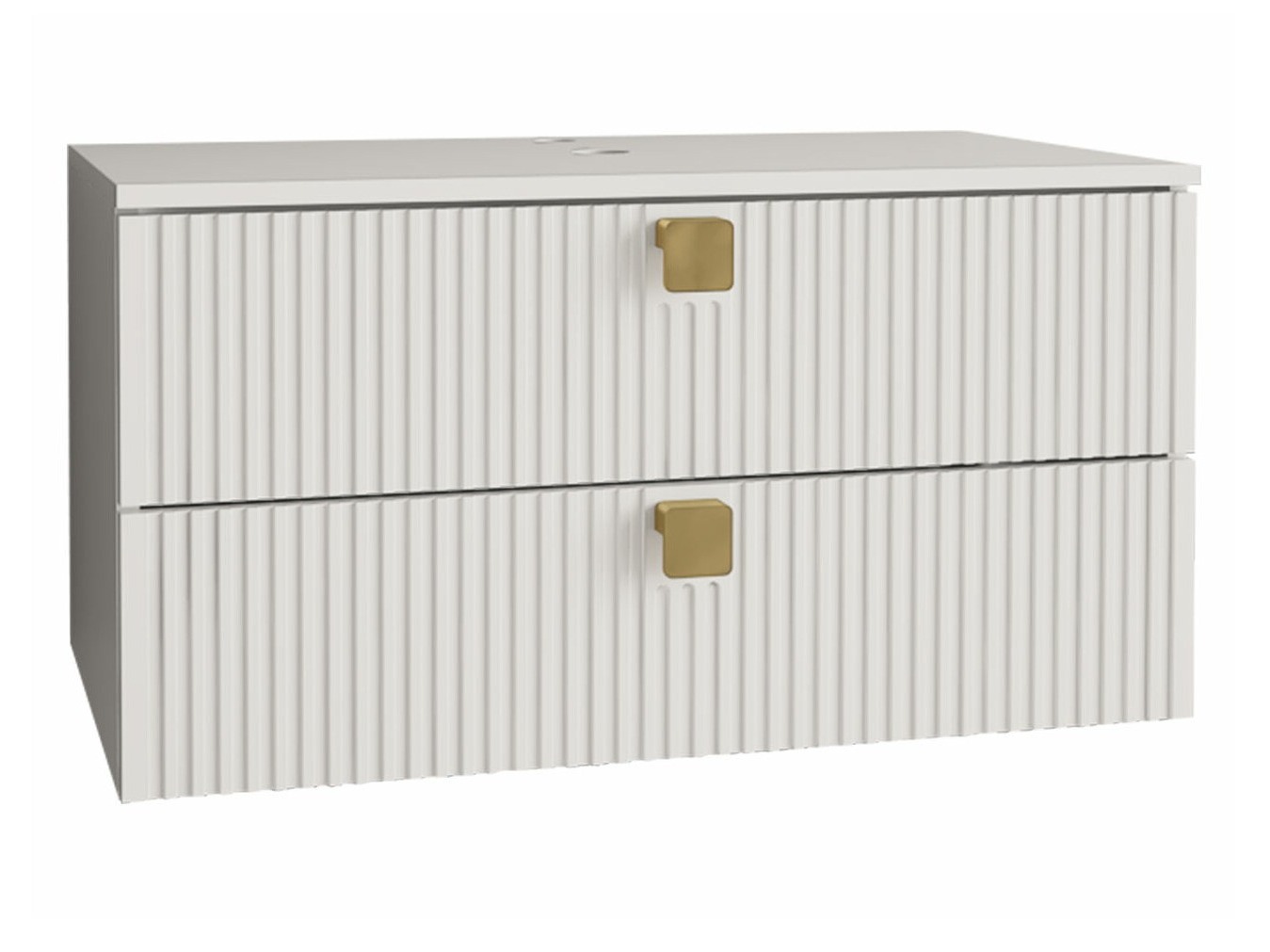 Окачен шкаф за мивка Orlvera 102 (Бял)