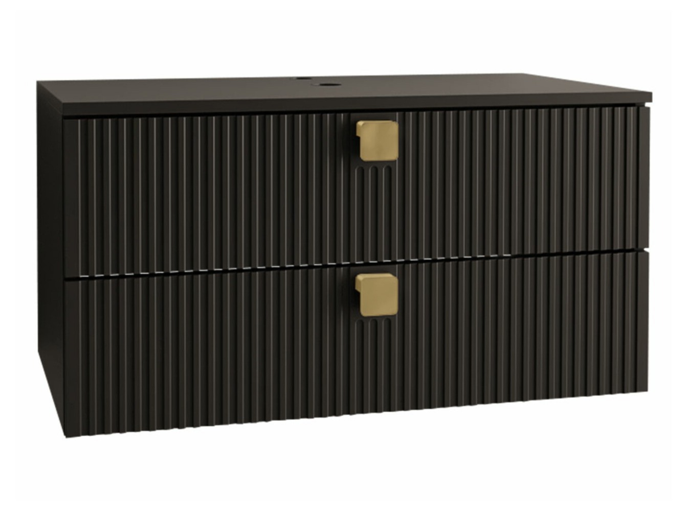 Окачен шкаф за мивка Orlvera 102 (Черен)