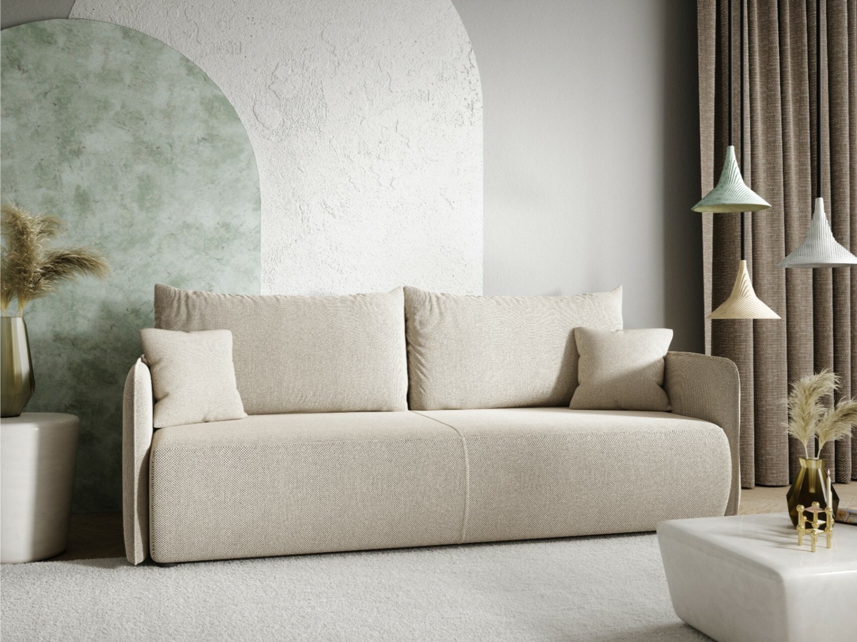 Разтегателен диван Franklin 130 (Curio 84)