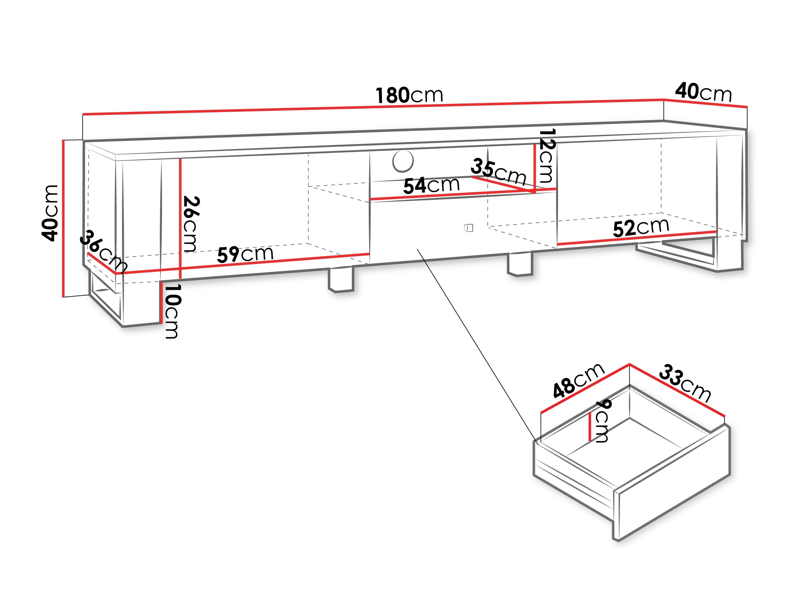 ТВ шкаф Comfivo Vestora