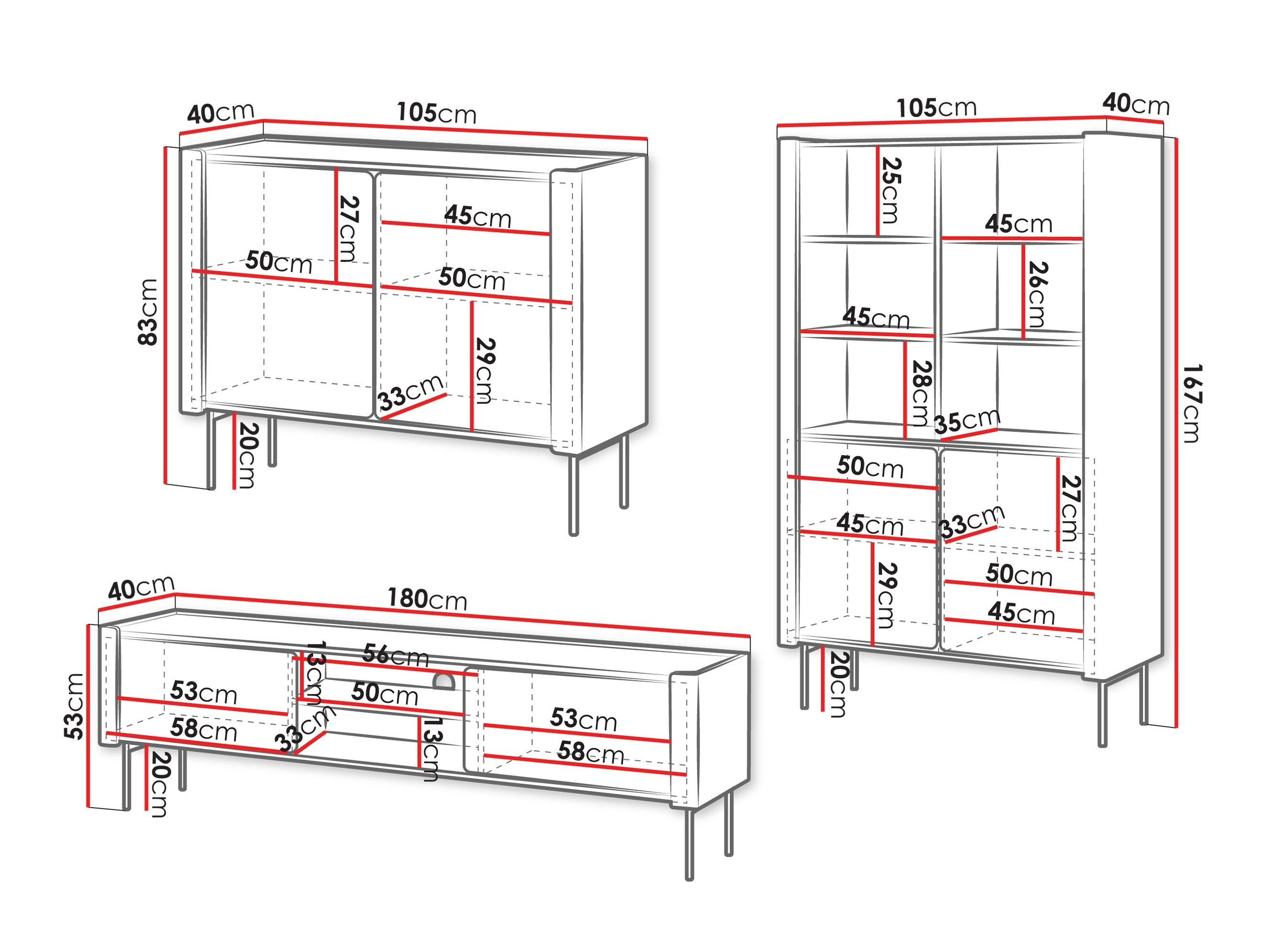 Комплект за хол Arcas