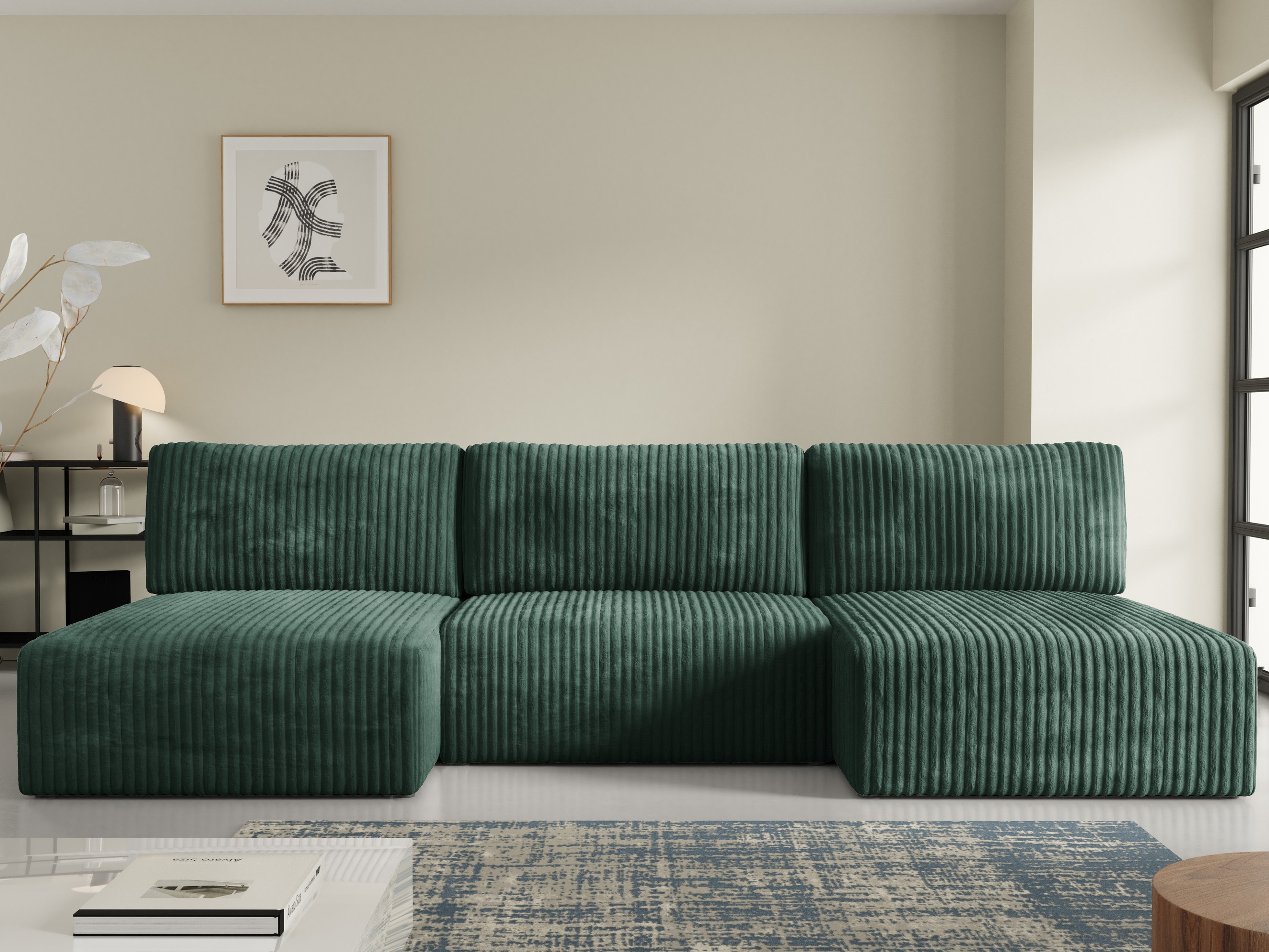 Модулен ъглов диван Franklin 156 (Tilia 39)