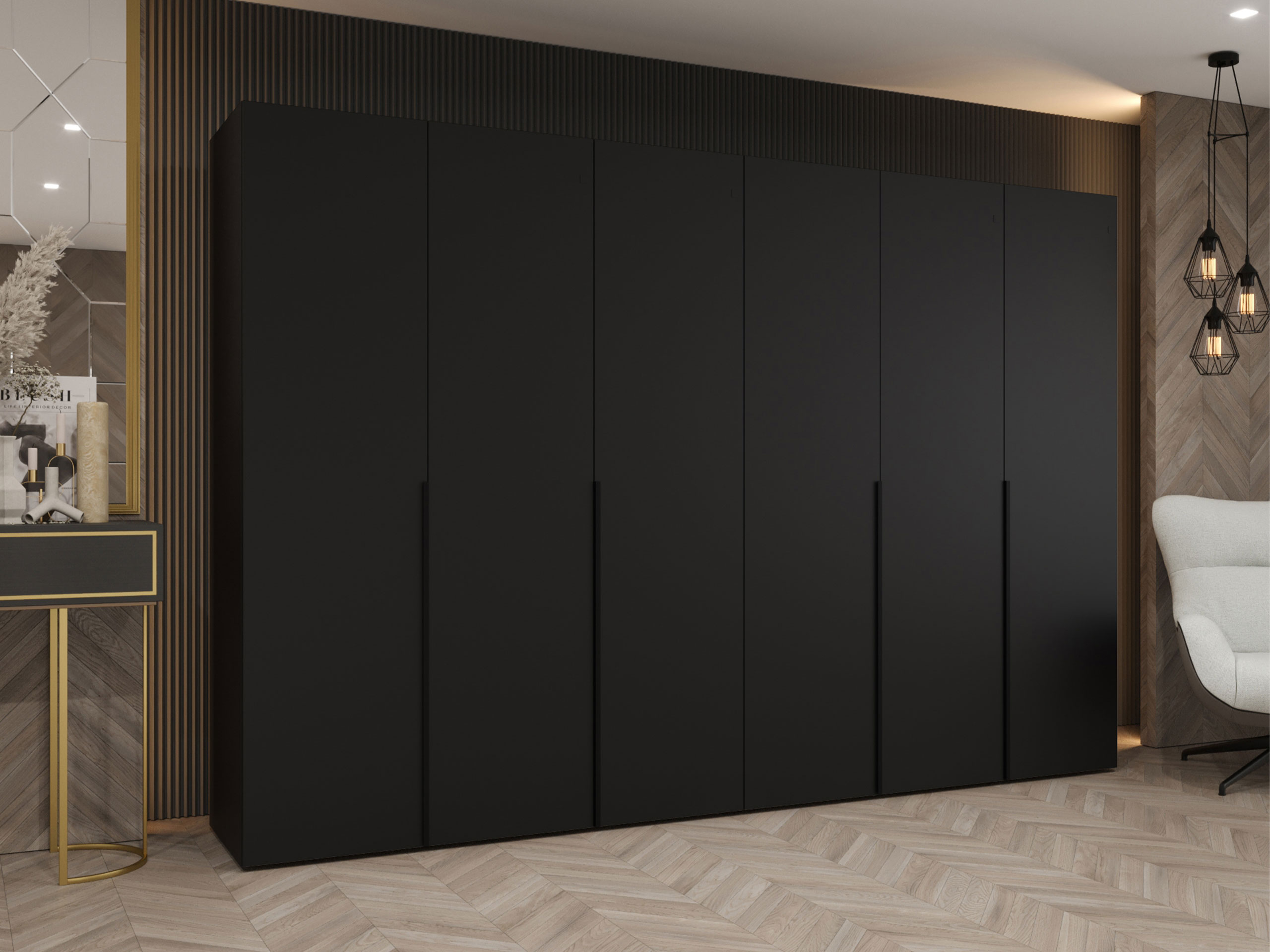 Гардероб Hartford 539 (Черен)