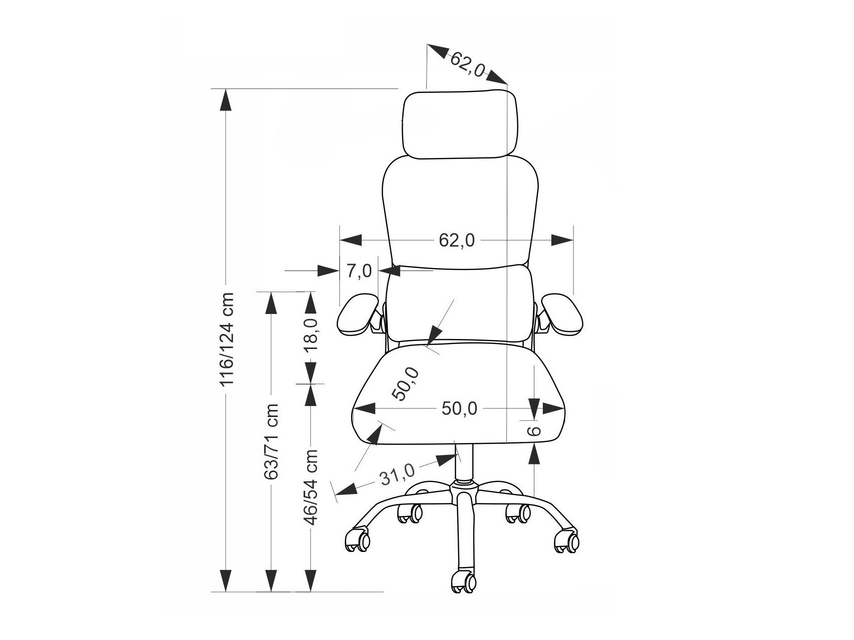 Офис стол Houston 2047