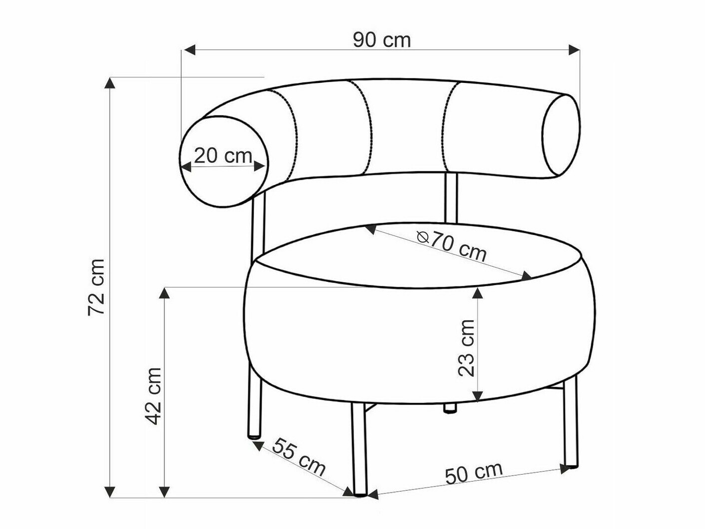 Фотьойл Houston 2052 (Бежов)