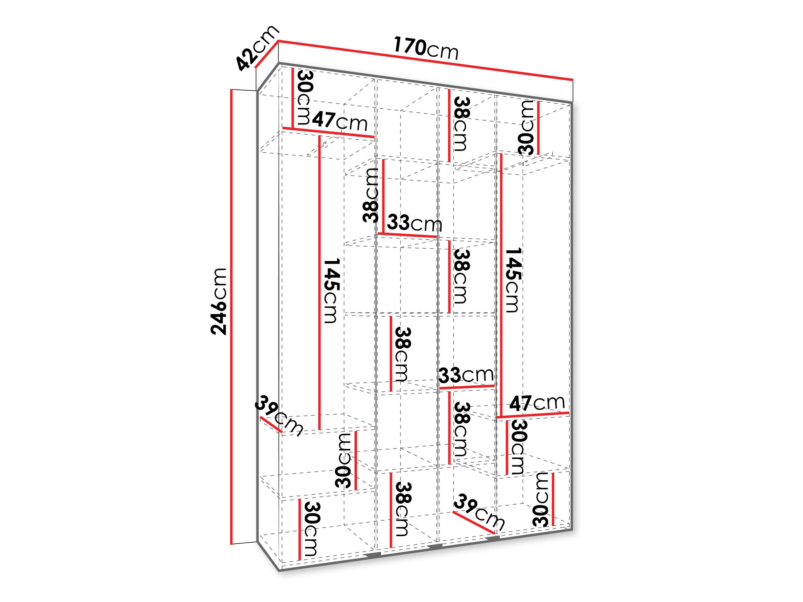 Гардероб Hartford 564 (Кашмир)