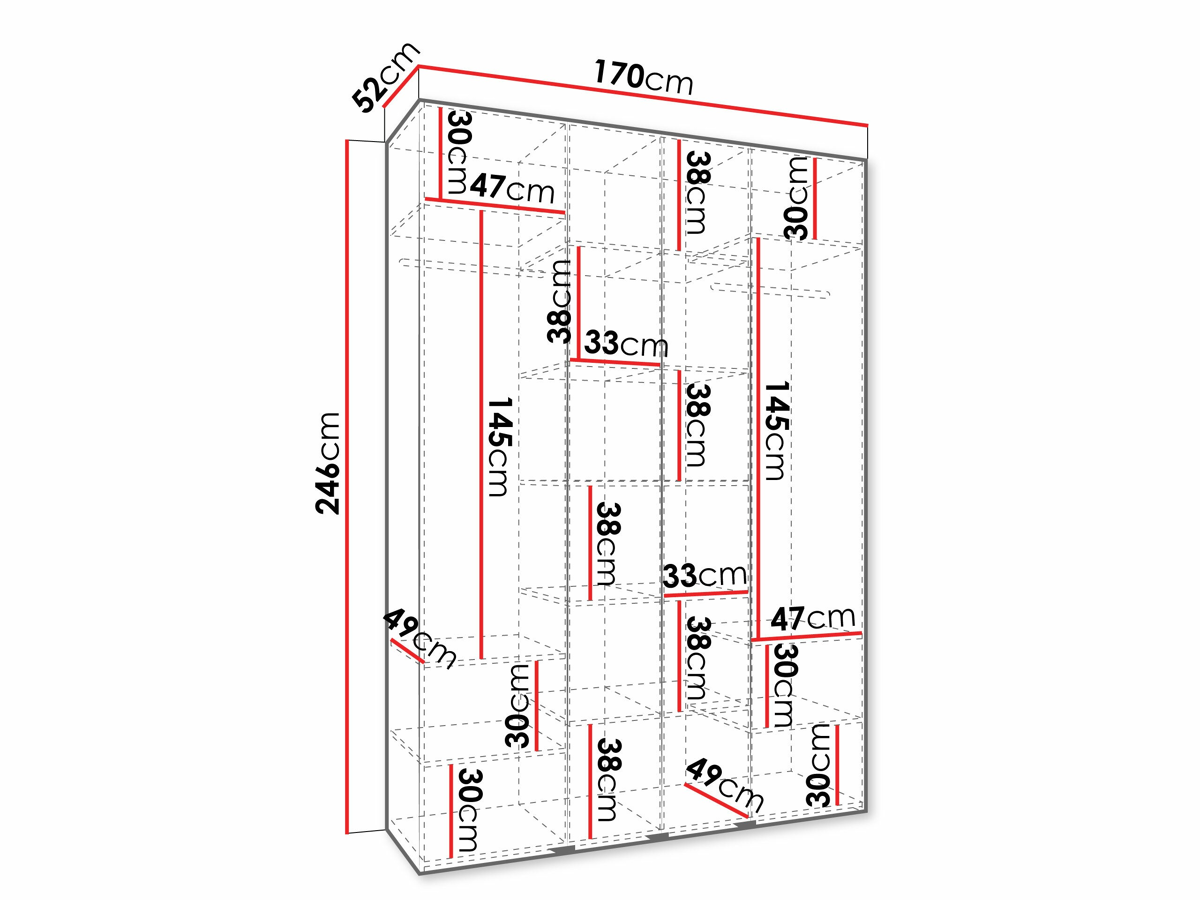 Гардероб Hartford 570 (Кашмир)