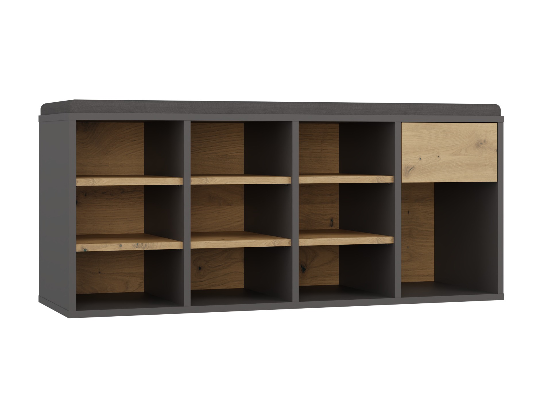 Етажерка за обувки Mandeville 322 (Антрацит)