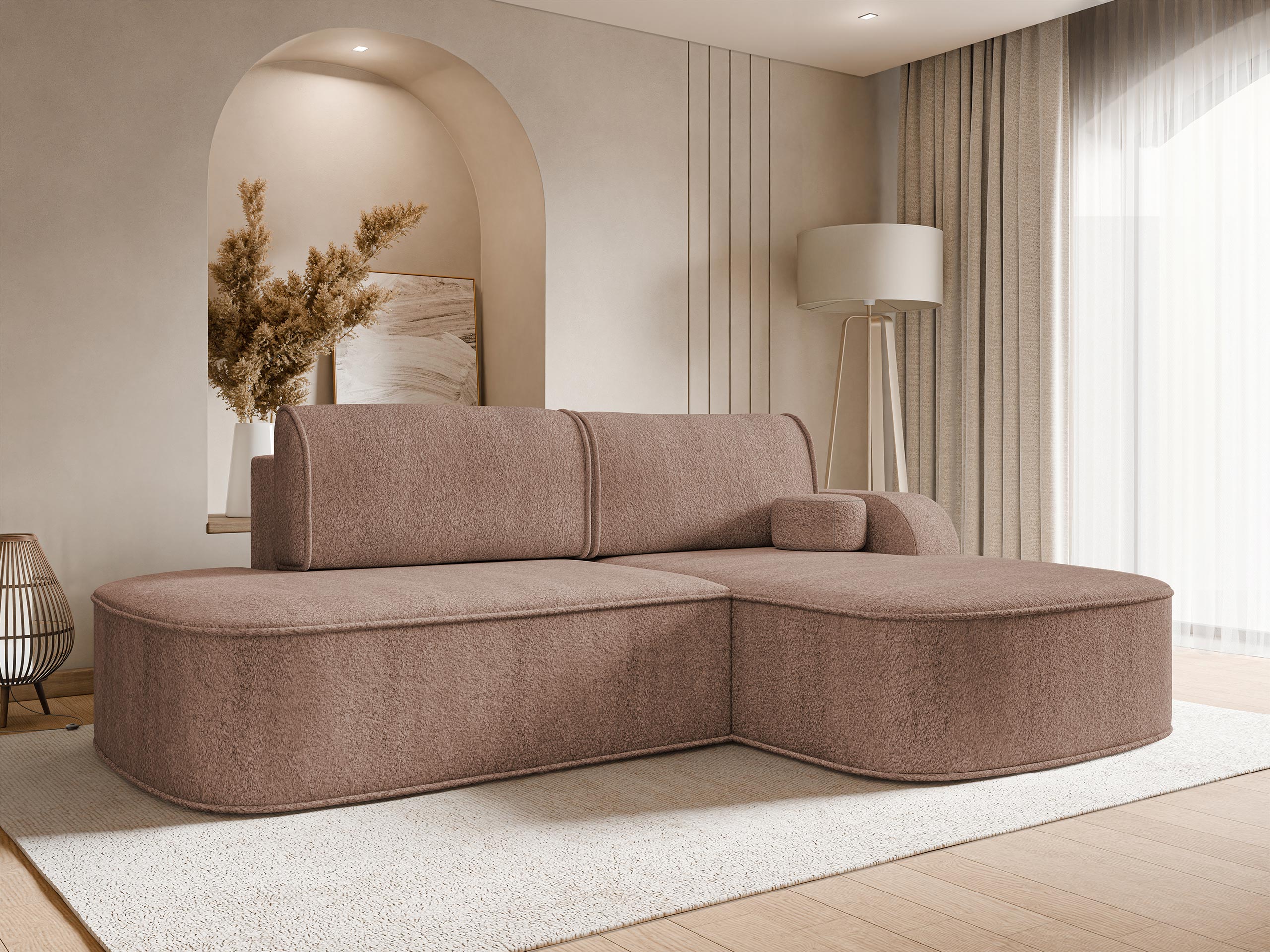 Ъглов диван Comfivo Sensus (Coral 45)
