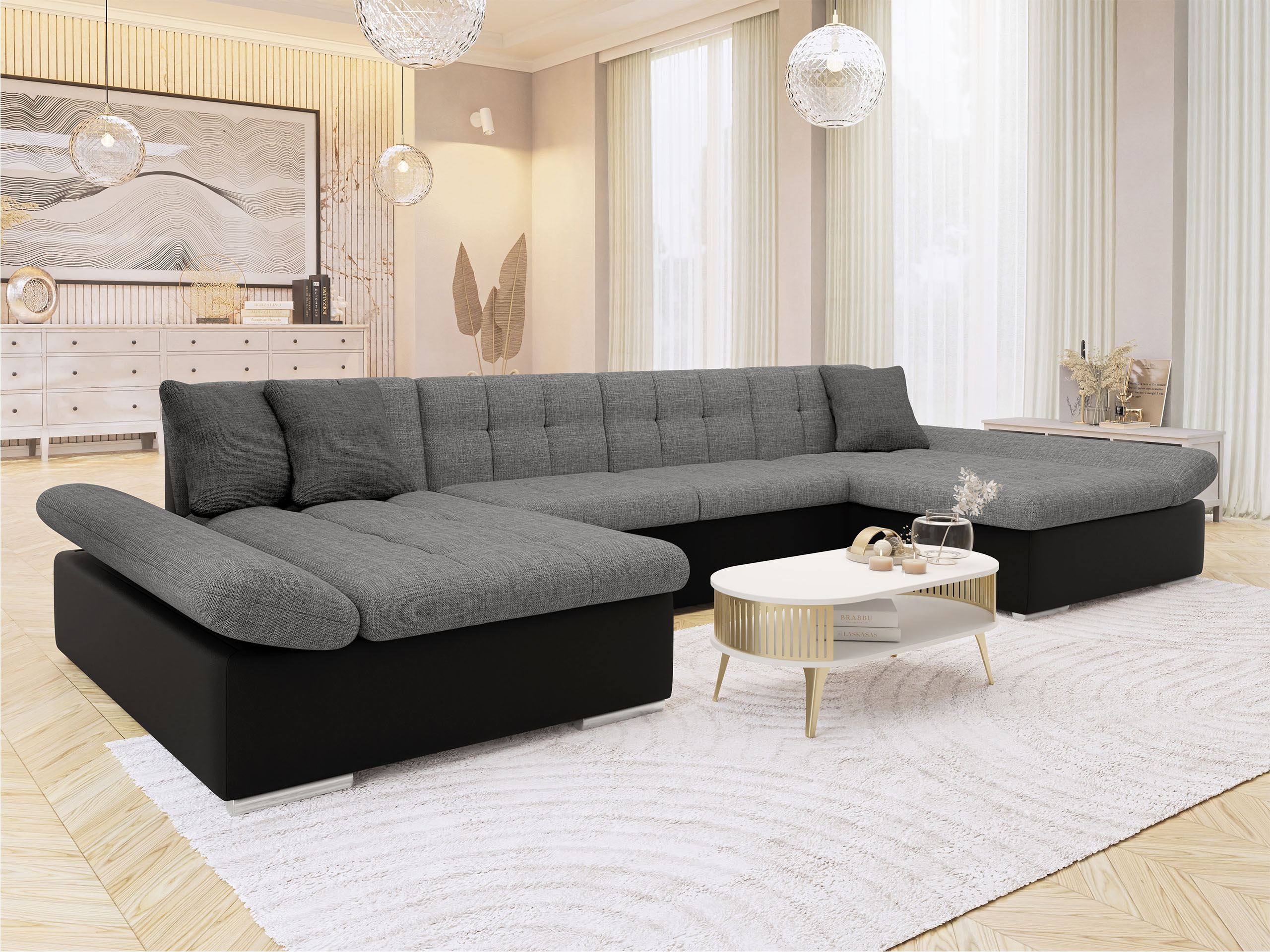 Ъглов диван Comfivo Ficus I (Soft 011 + Lux 05 + Lux 06)
