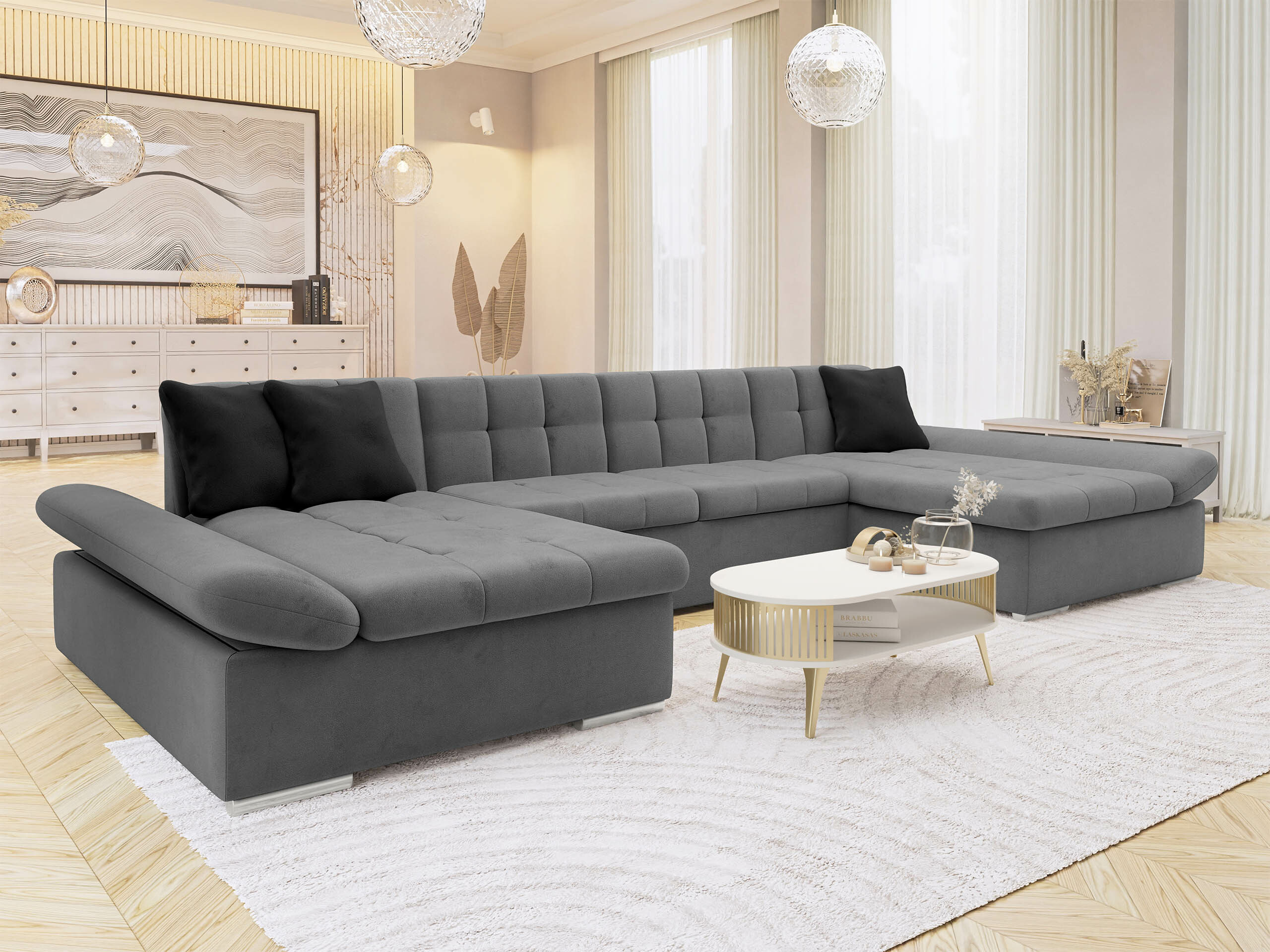 Ъглов диван Comfivo Ficus (Magic Velvet 2217 + Magic Velvet 2219)