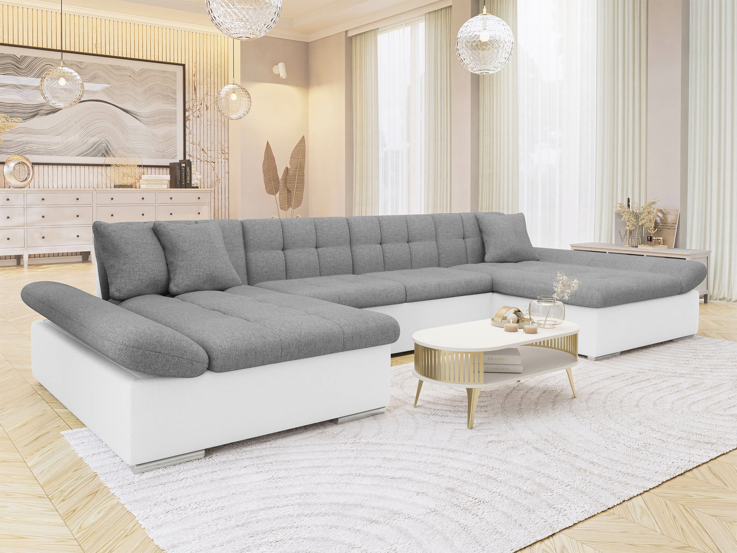 Ъглов диван Comfivo Ficus (Soft 017 + Soul 17)