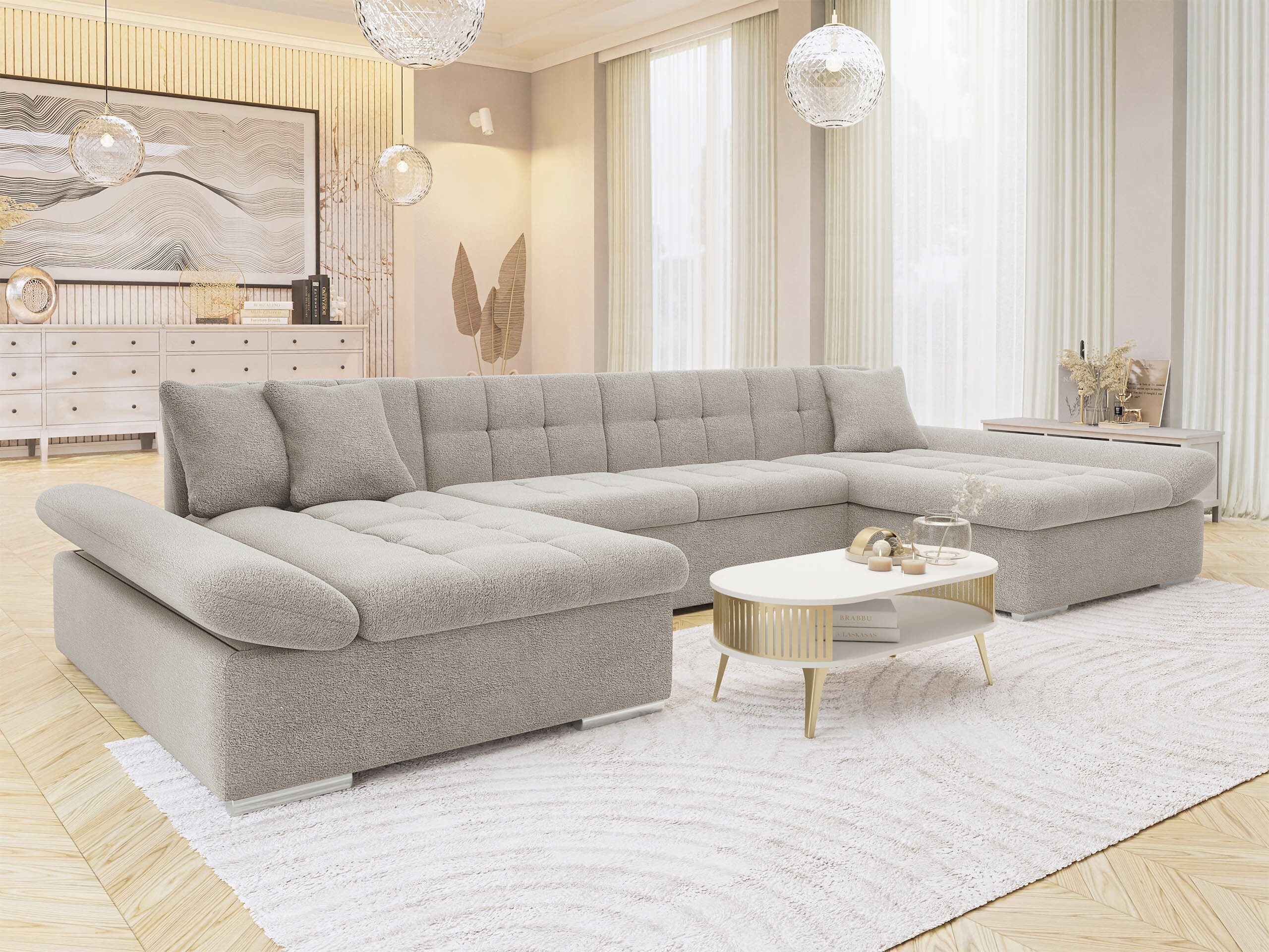 Ъглов диван Comfivo Ficus (Velo 622)