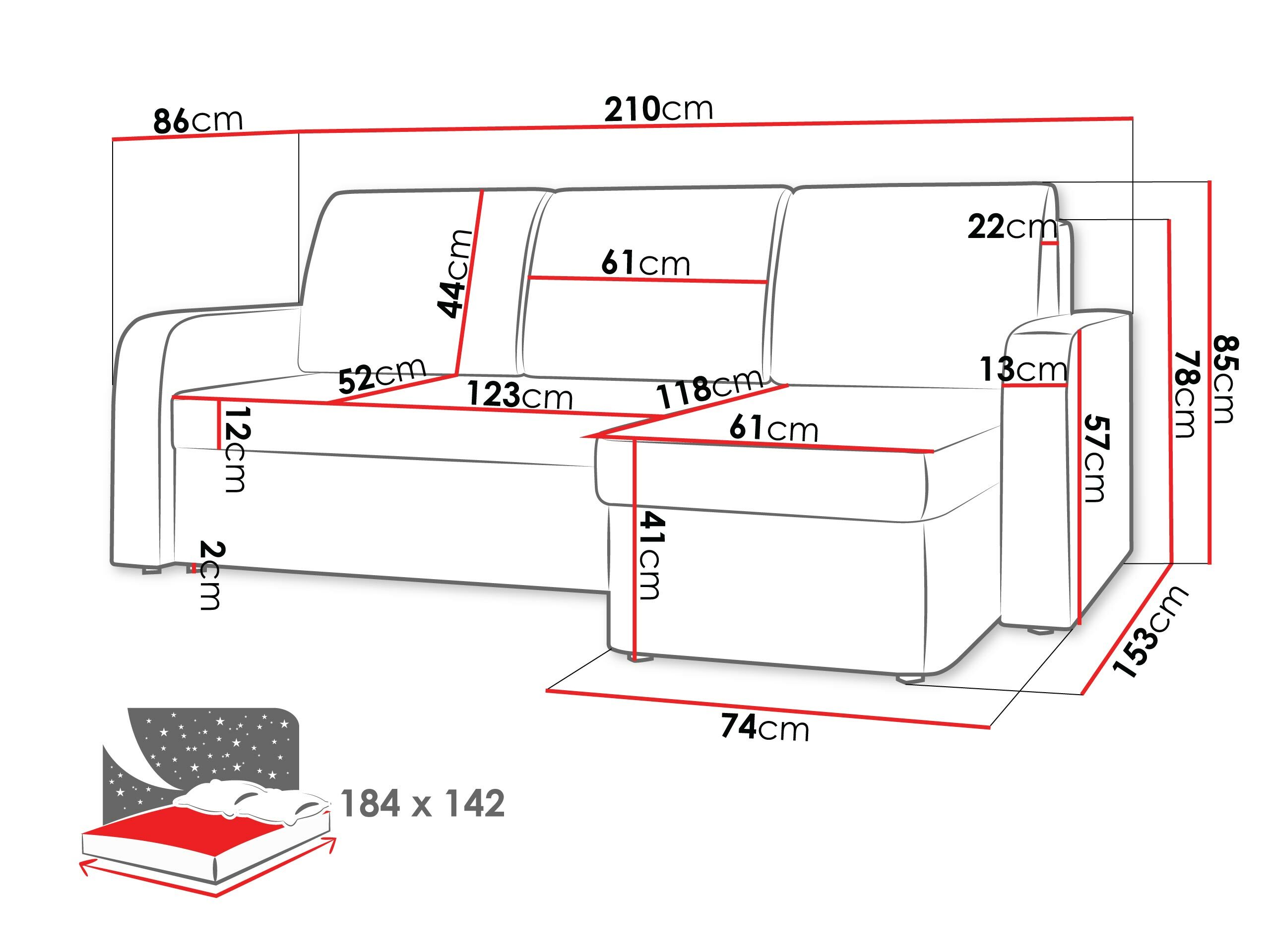 Ъглов диван Ingenos (Lux 05)