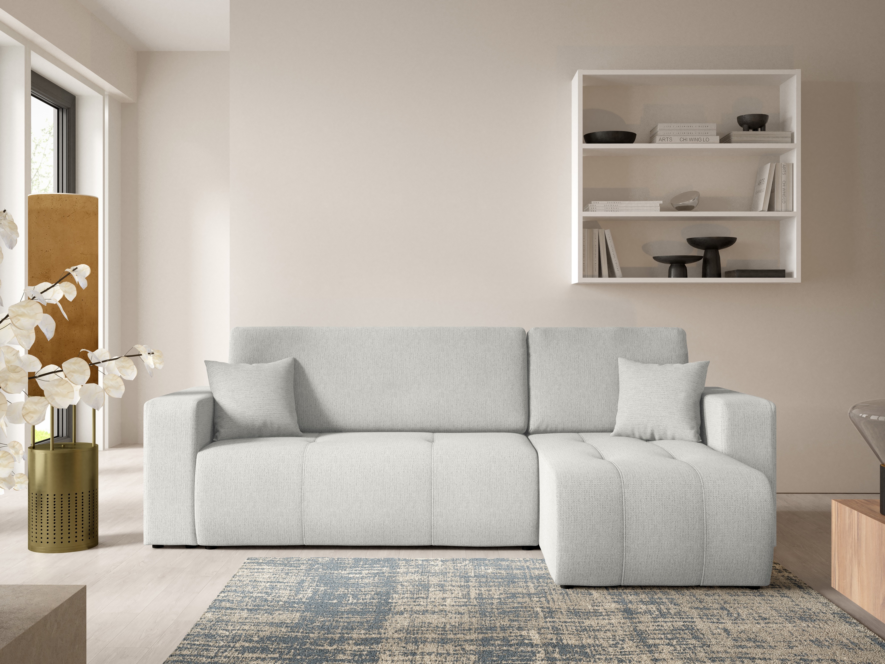 Ъглов диван Franklin 186 (Aragon 80)