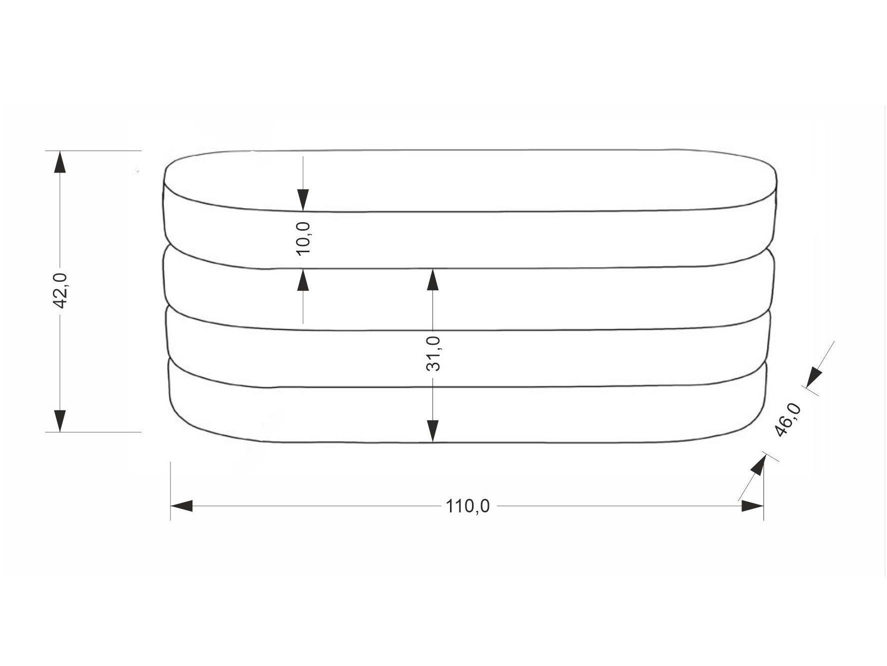 Тапицирана пейка Houston 2054 (Бежов)