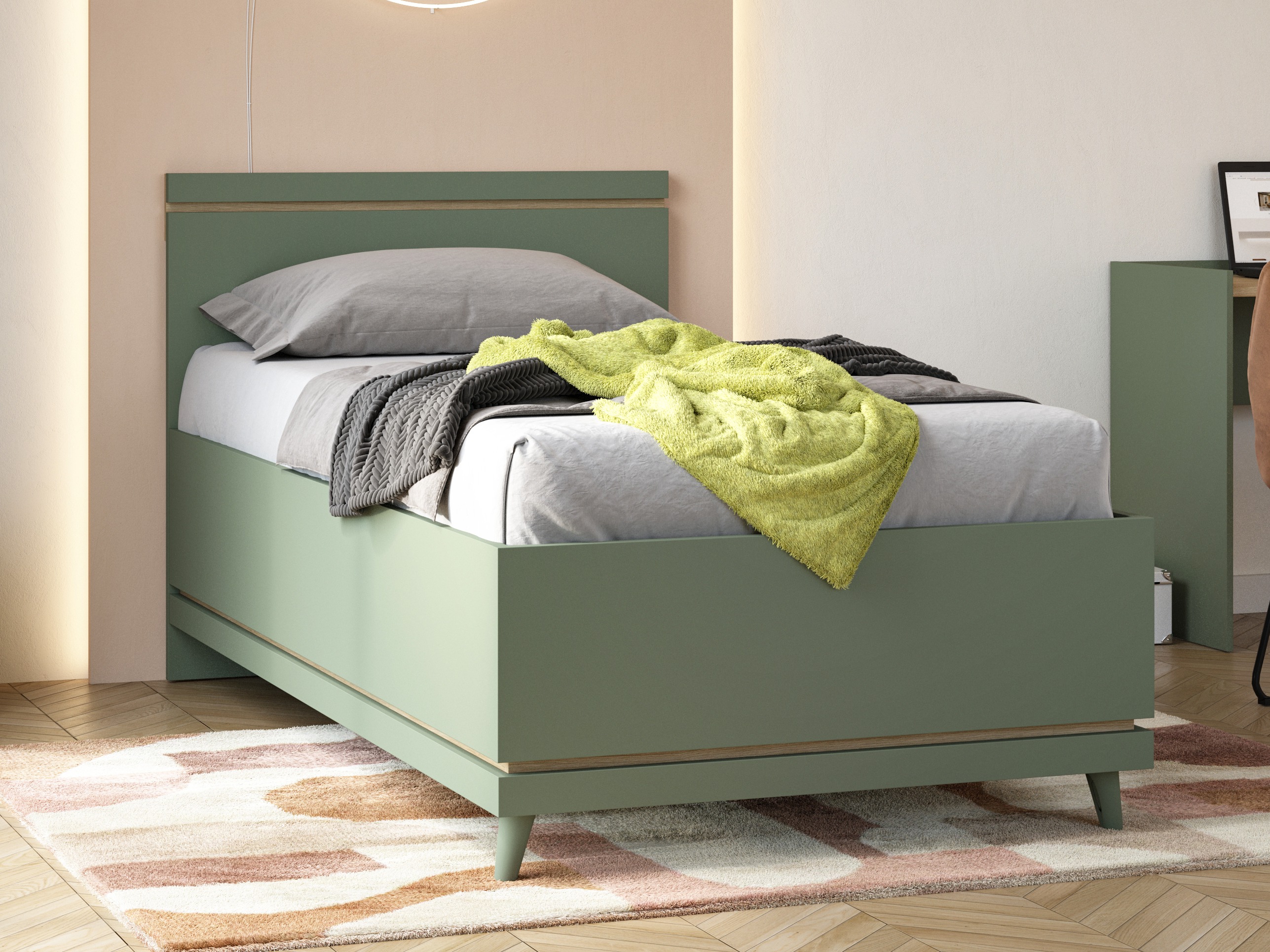 Легло Fertalu 107 (Зелен + Дъб)