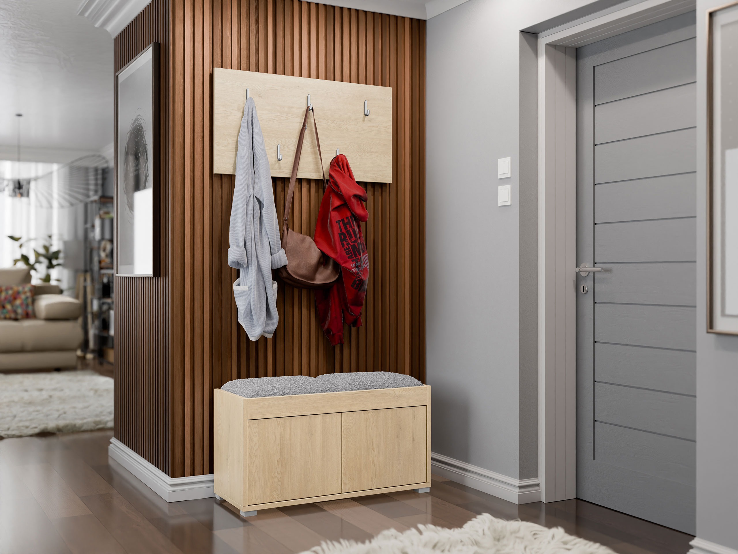 Комплект за антре Comfivo Fersoe 117 (Дъб)