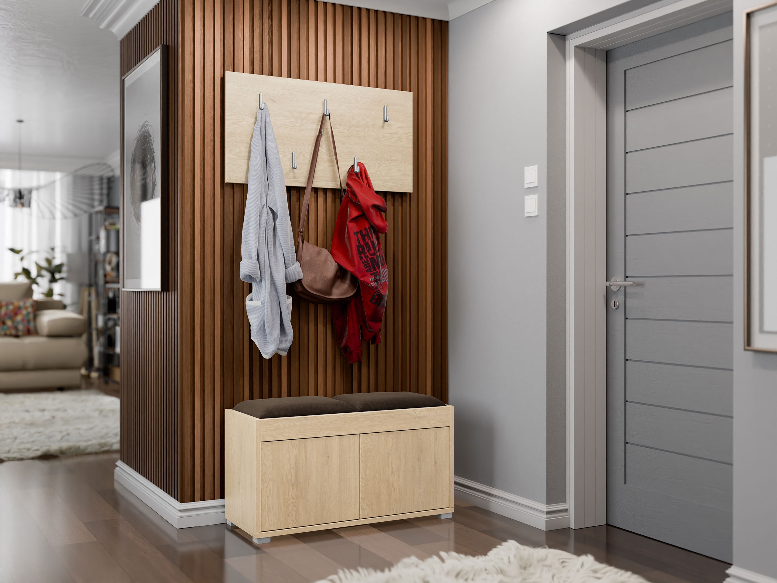 Комплект за антре Comfivo Tutela (Дъб)