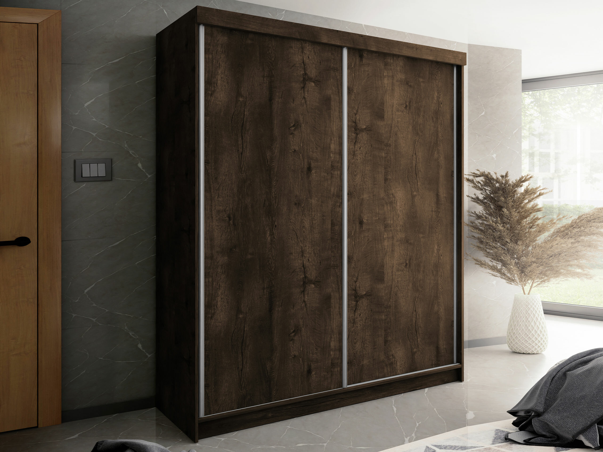 Гардероб Dover 108 (Тъмен ясен)