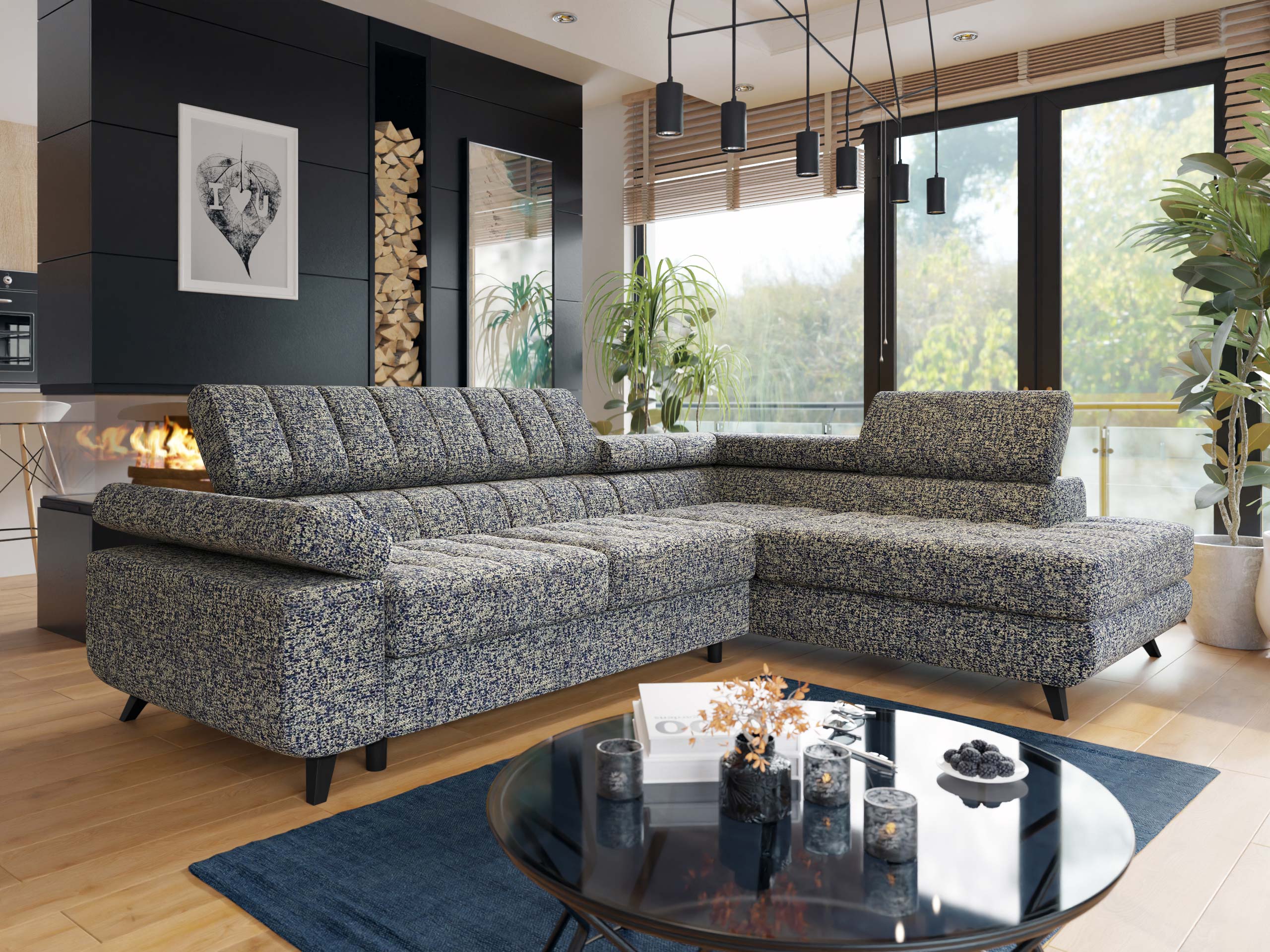 Ъглов диван Comfivo Agnus (Corbett 78)