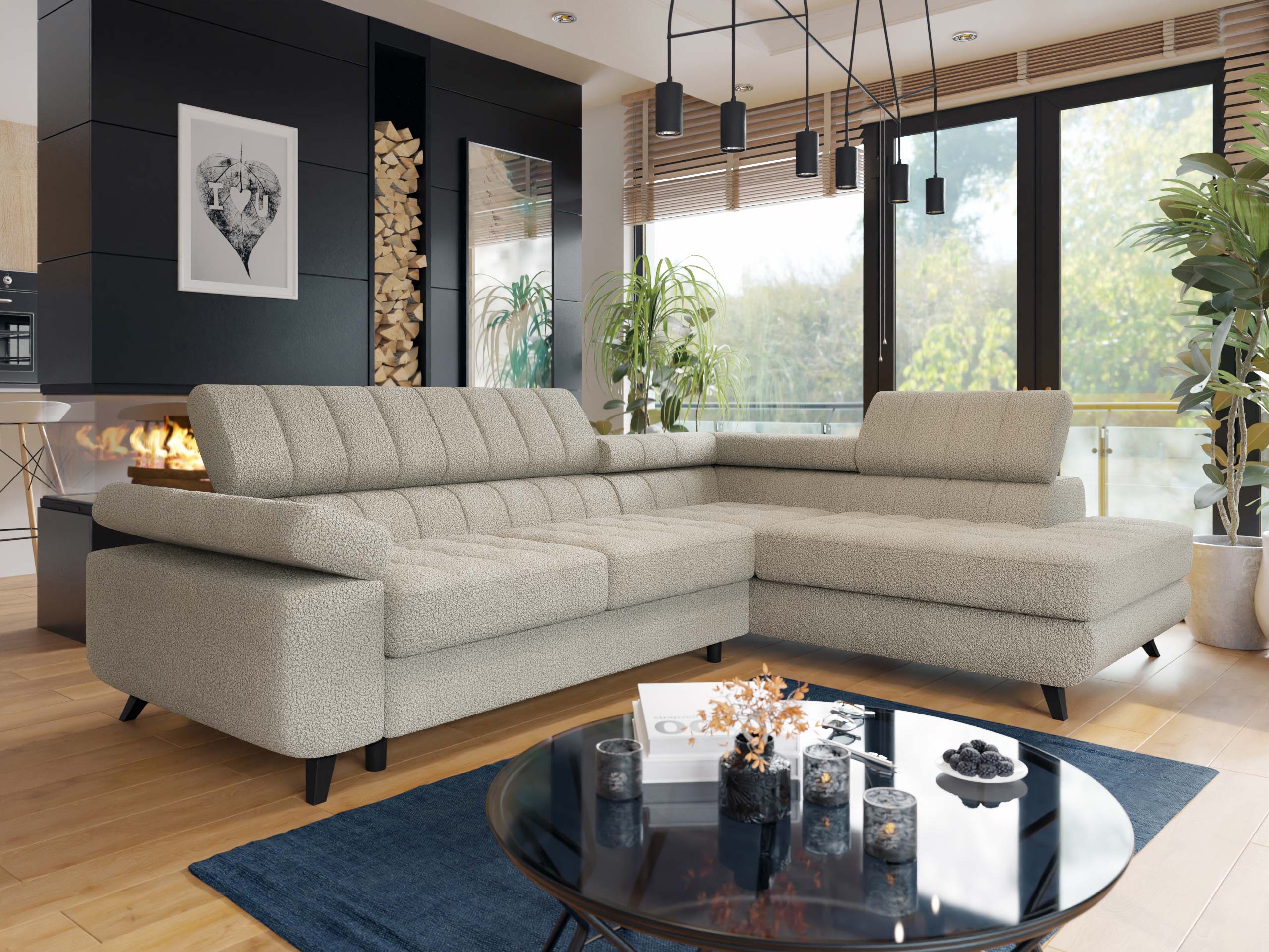 Ъглов диван Comfivo Agnus (Manza 22)