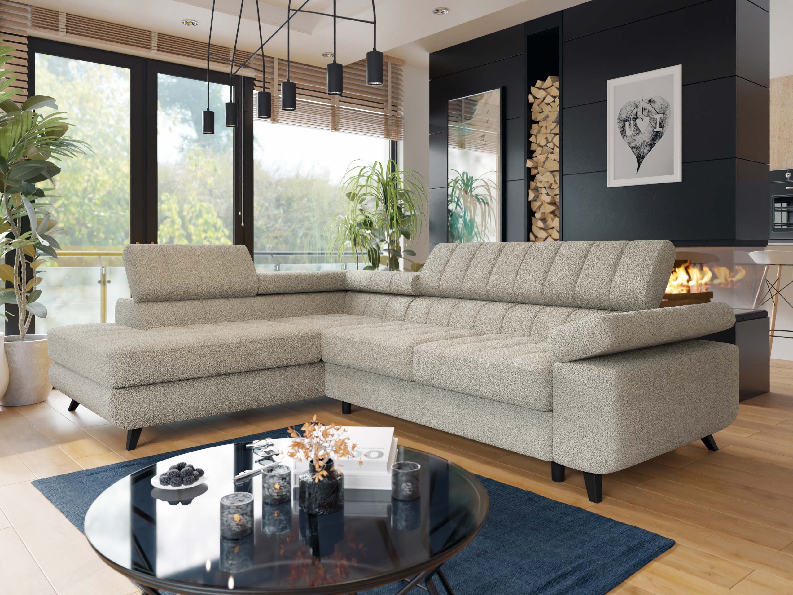 Ъглов диван Comfivo Agnus (Manza 22)