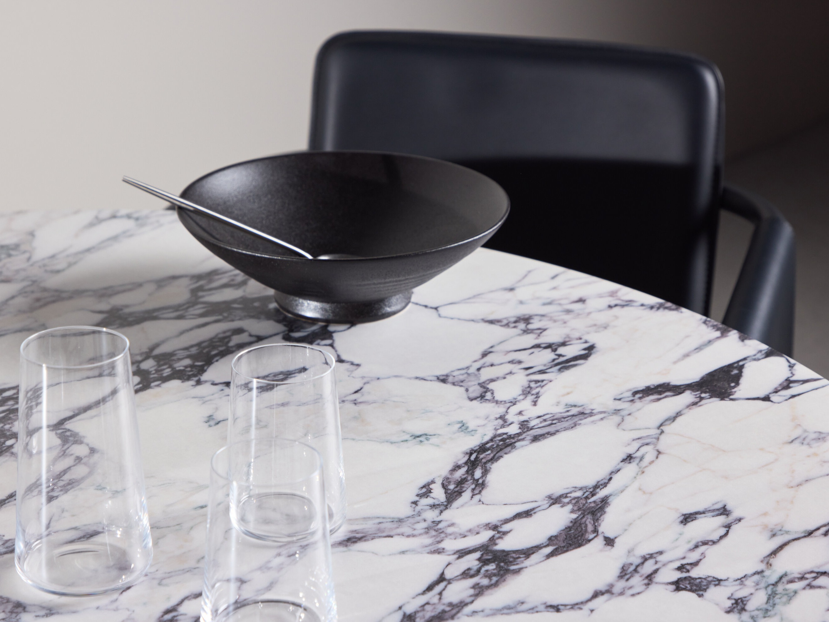 Маса Dallas 4894 (Сив мрамор + Светлокафяво)