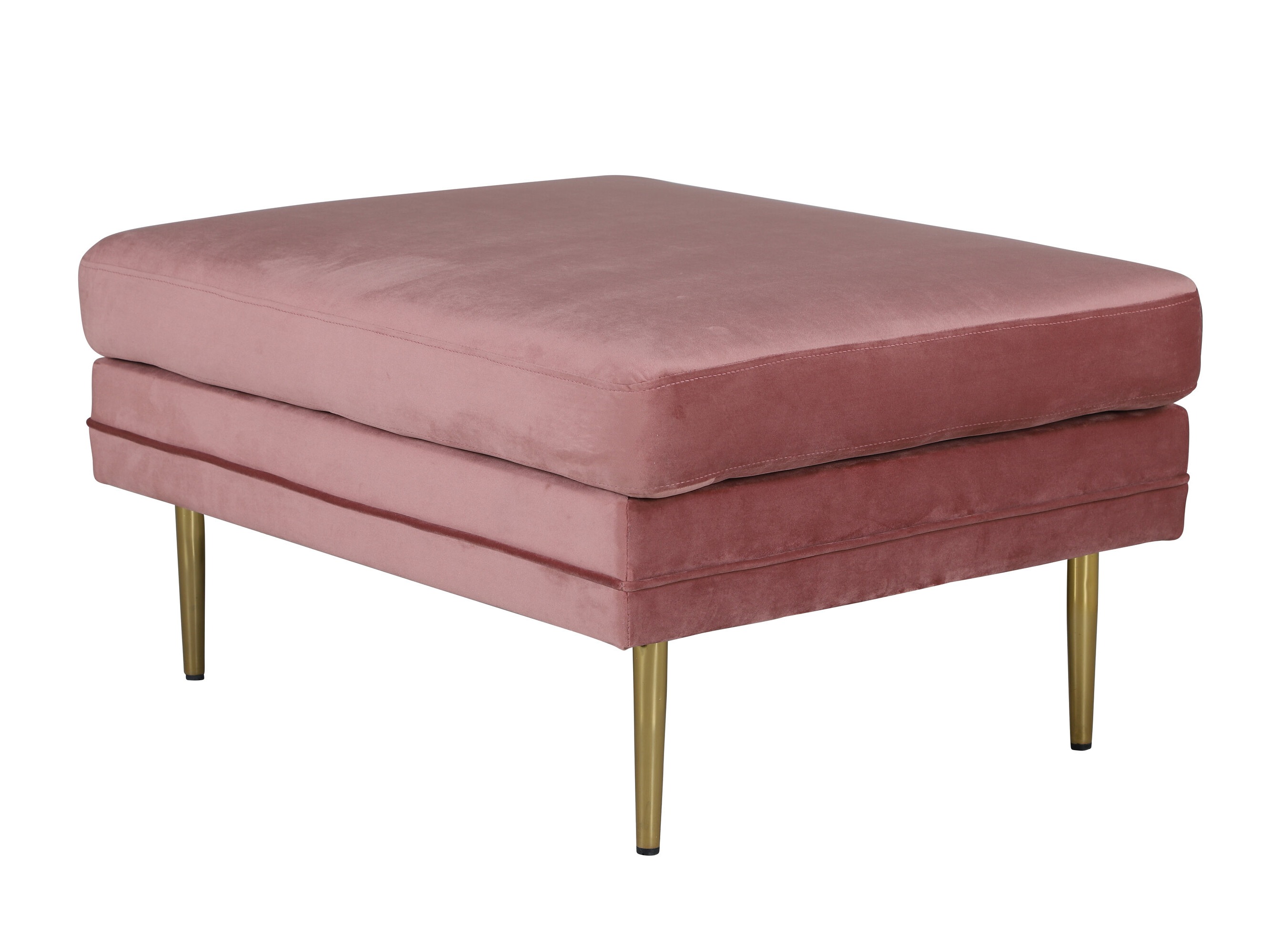 Тапицирана пейка Dallas 2653 (Роза + Златно)