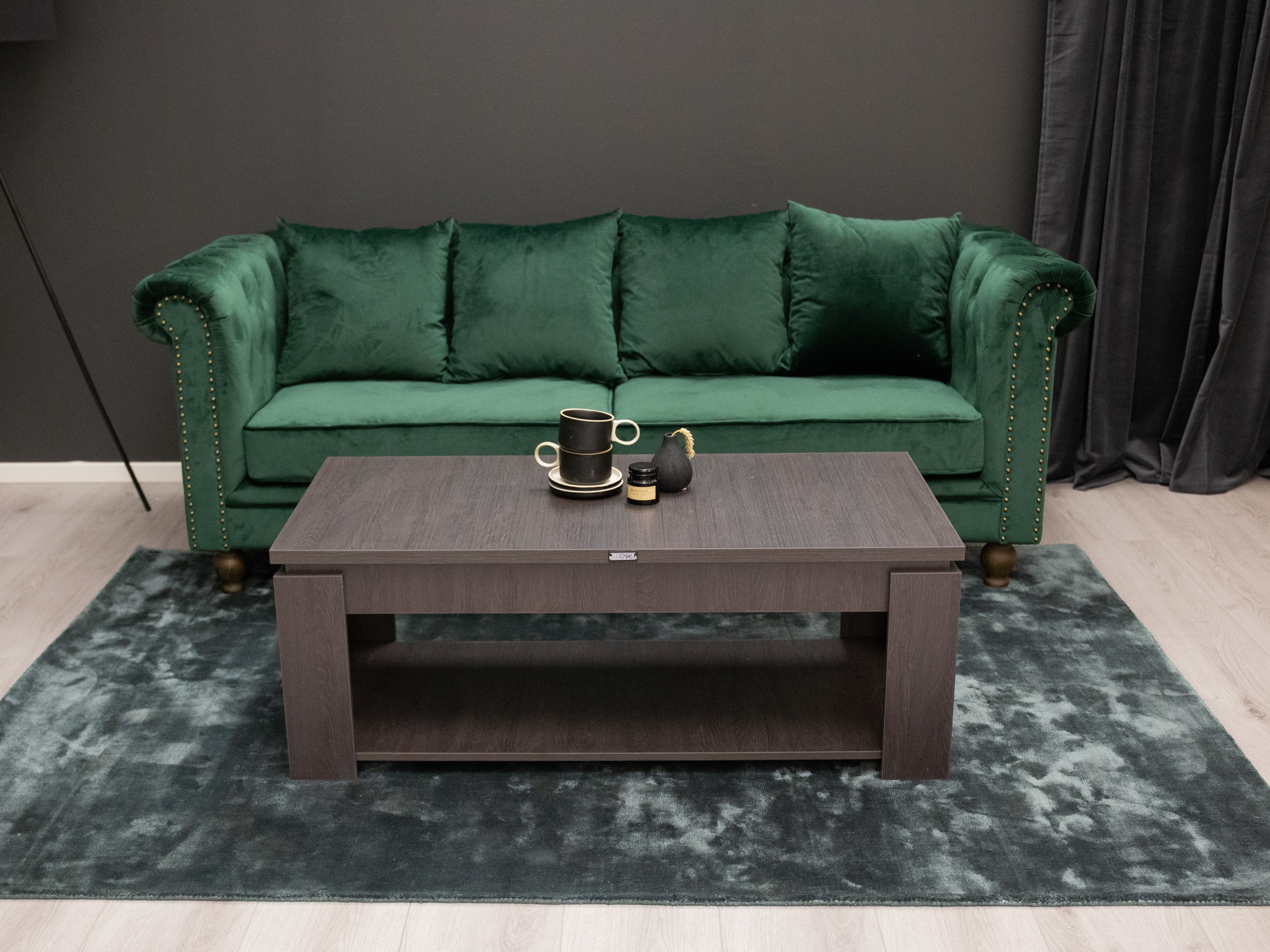 Chesterfield диван Dallas 255 (Зелен)