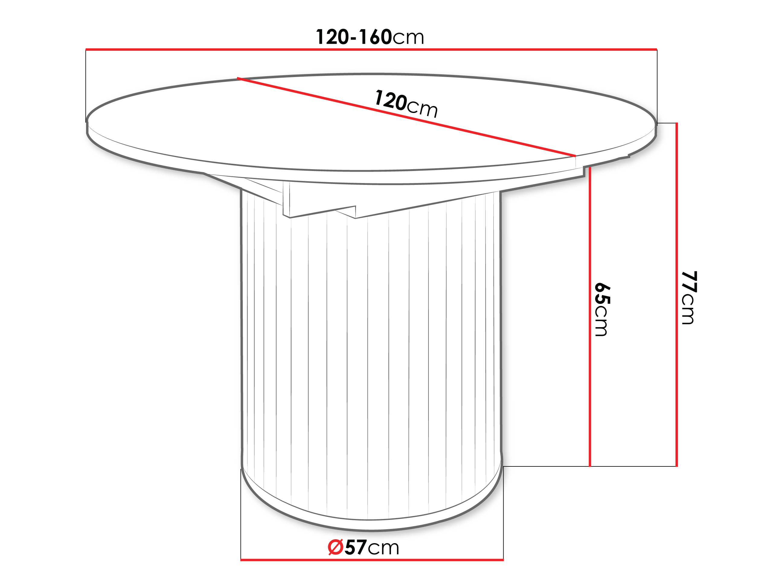 Маса Novmono 126