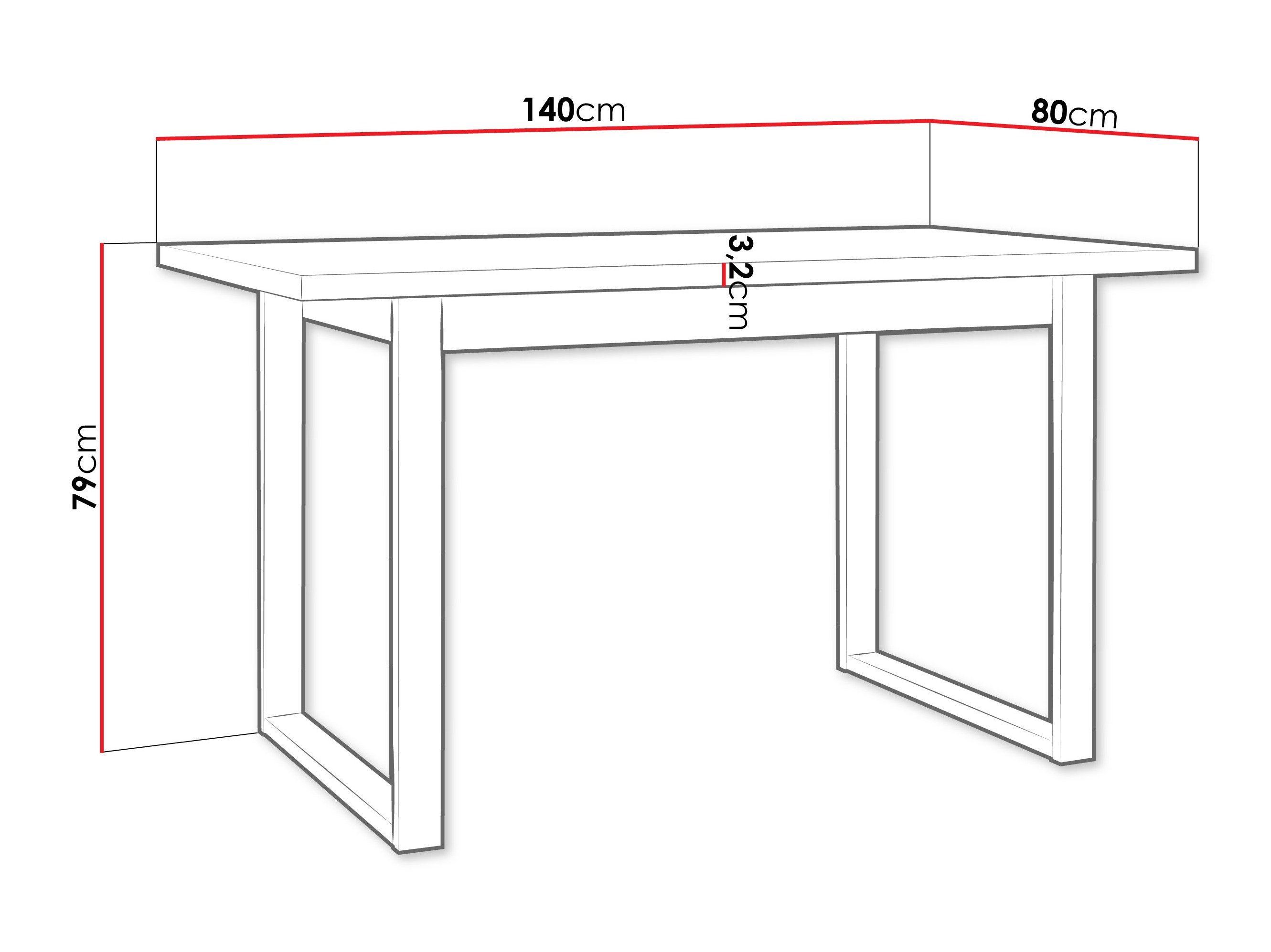 Маса Victorville 379 (Дъб уотан + Черен)