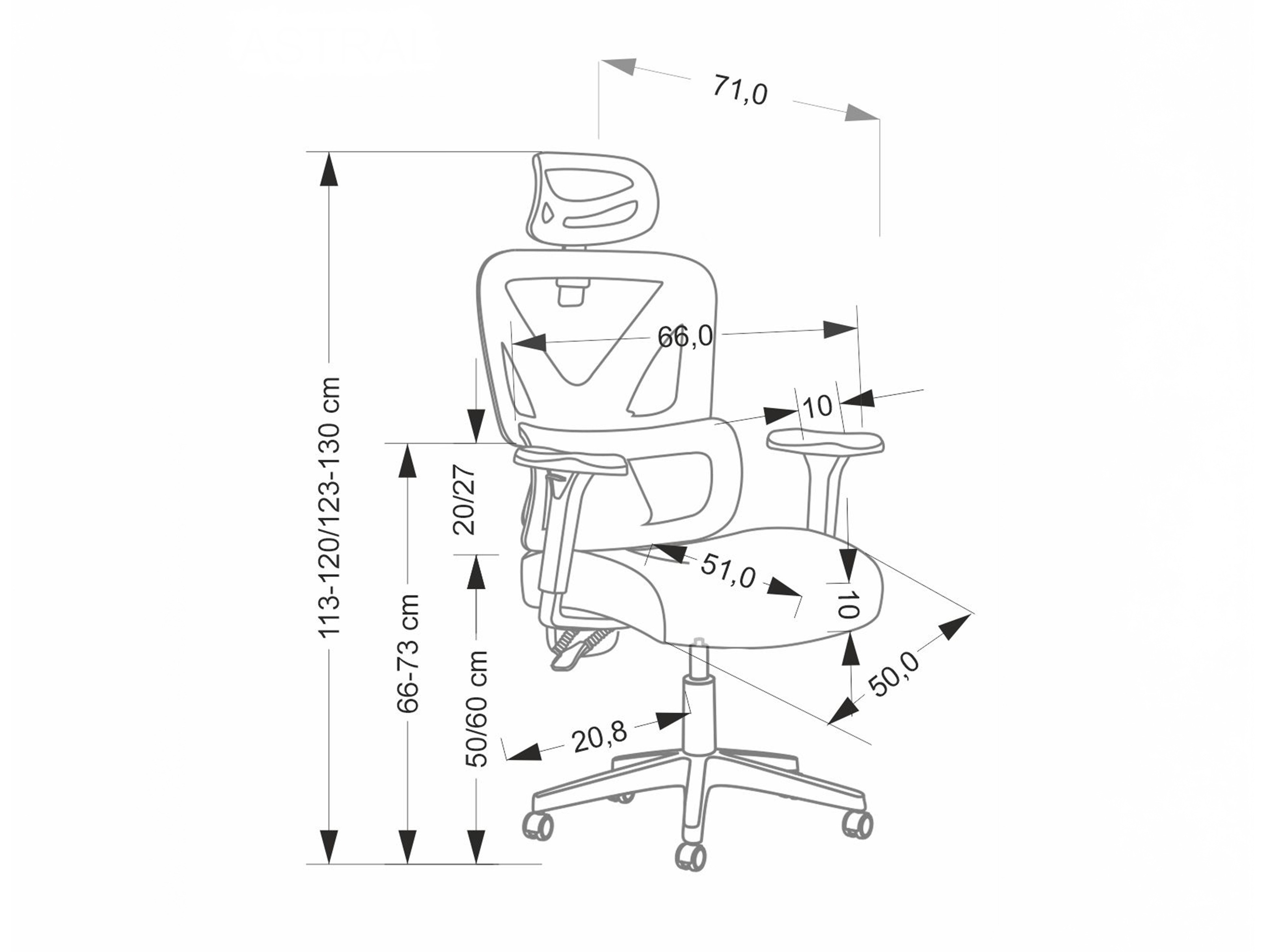 Офис стол Houston 1903
