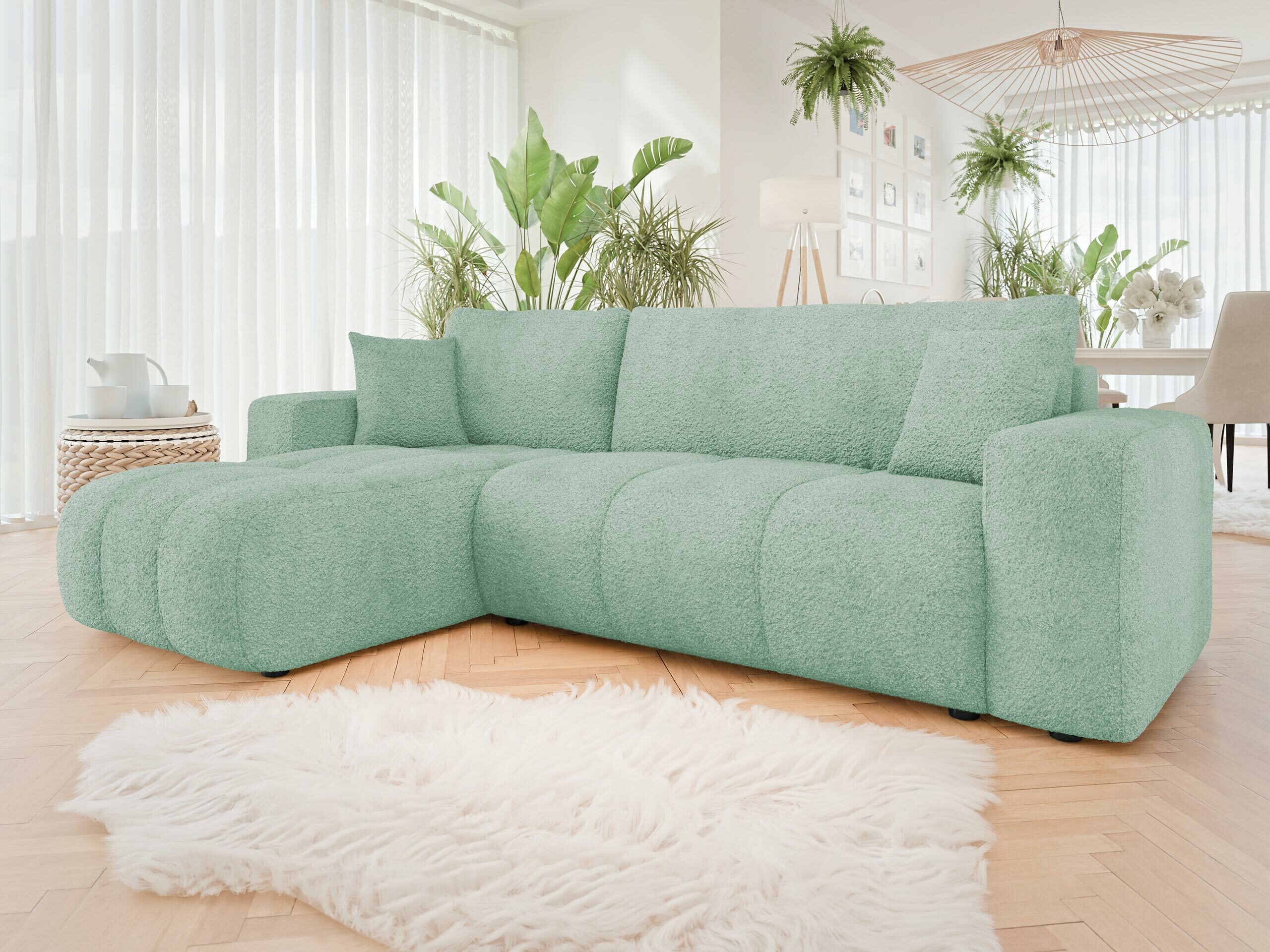 Ъглов диван Comfivo Laurus (Coral 55)