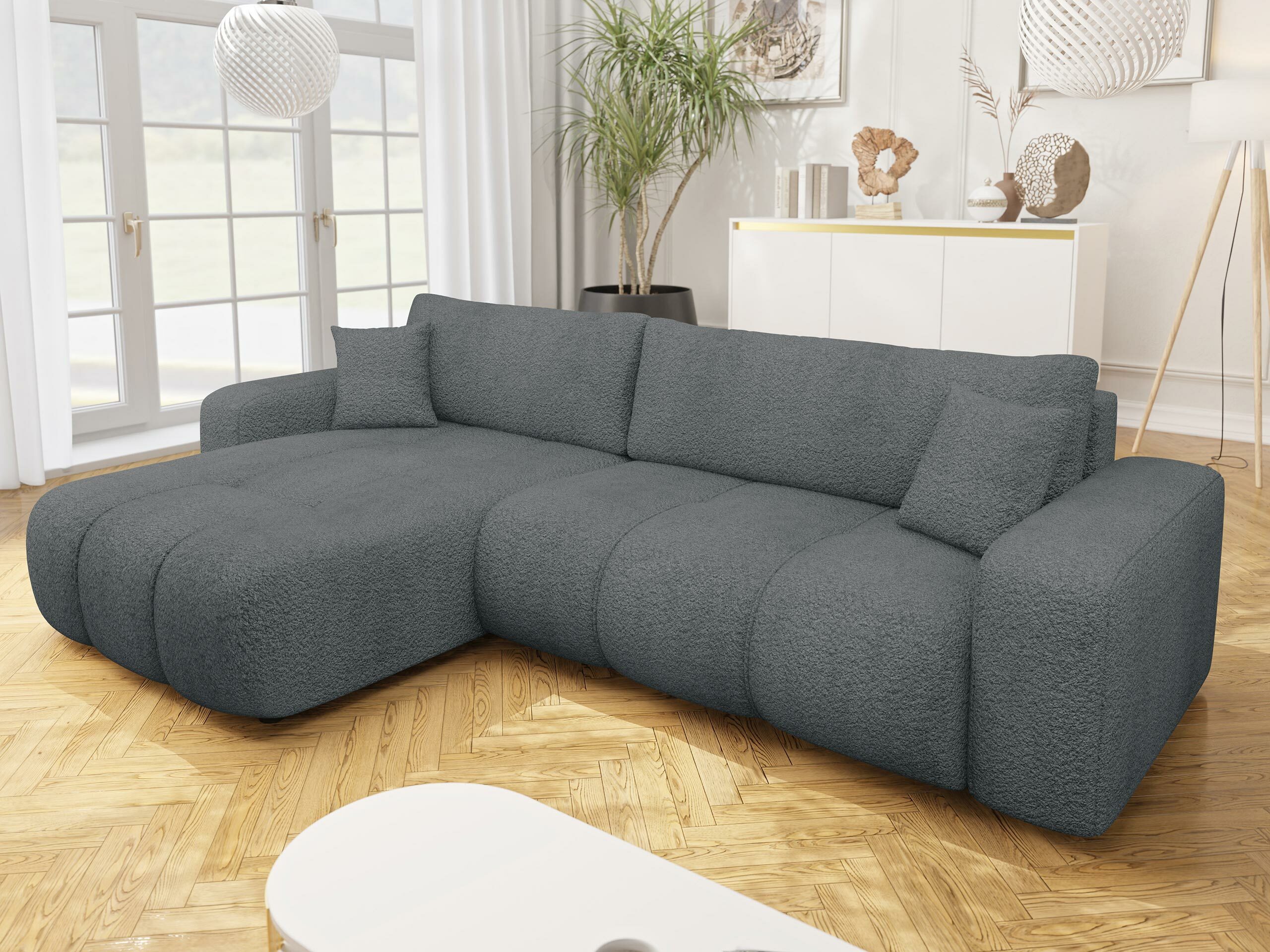 Ъглов диван Comfivo Laurus I (Coral 80)