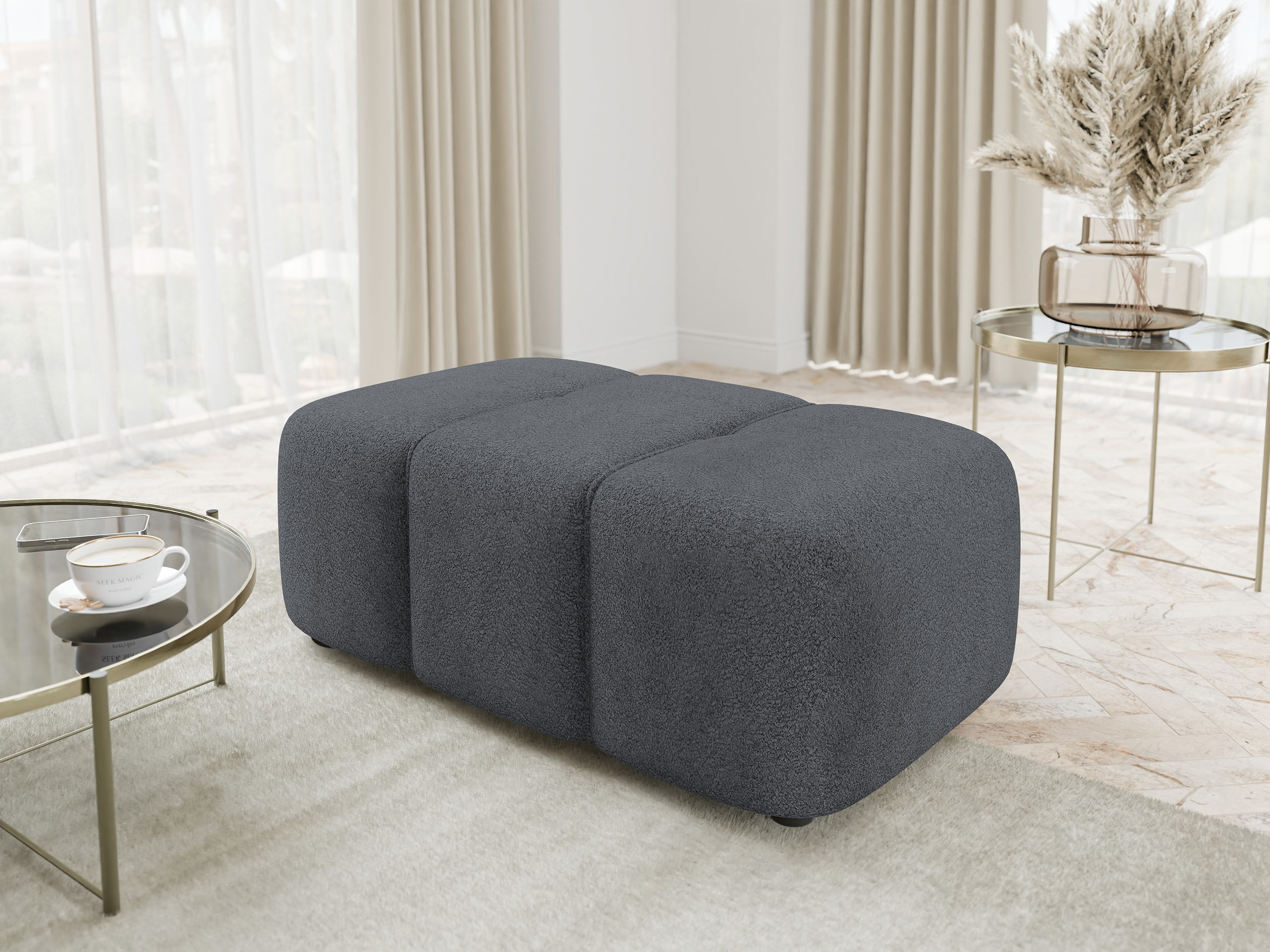 Тапицирана пейка Comfivo Laurus (Coral 80)