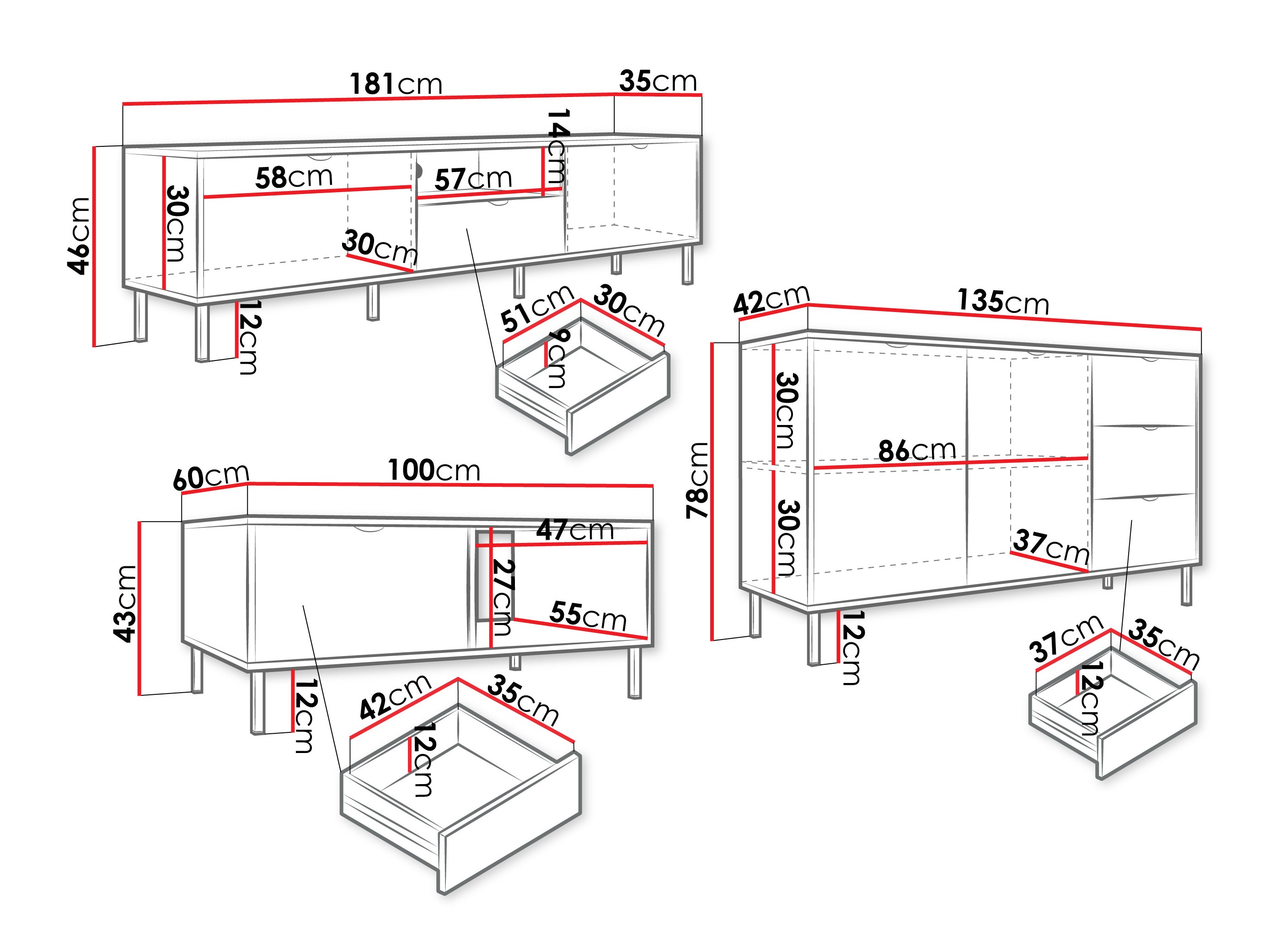 Комплект за хол Comfivo Elblare