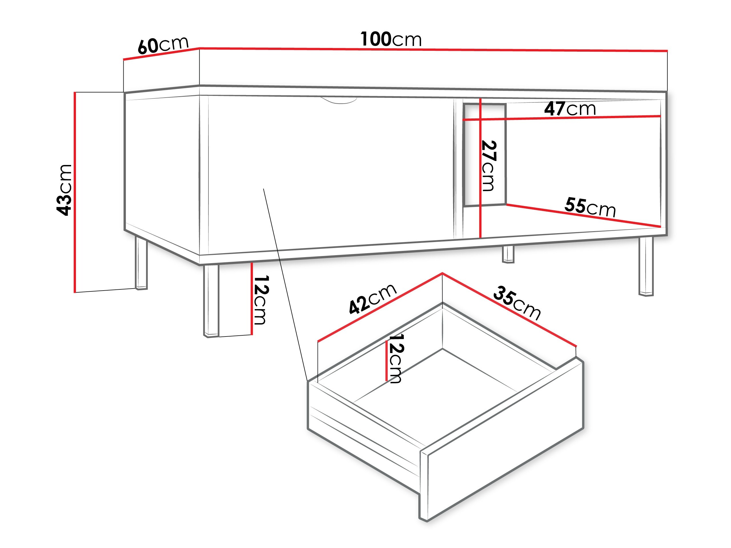 Масичка за кафе Comfivo Elblare