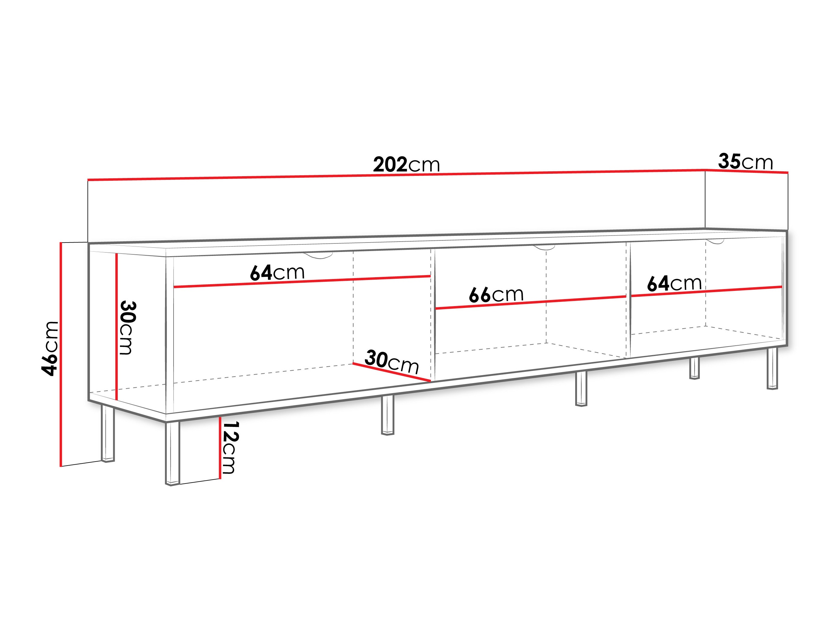 ТВ шкаф Comfivo Elblare I