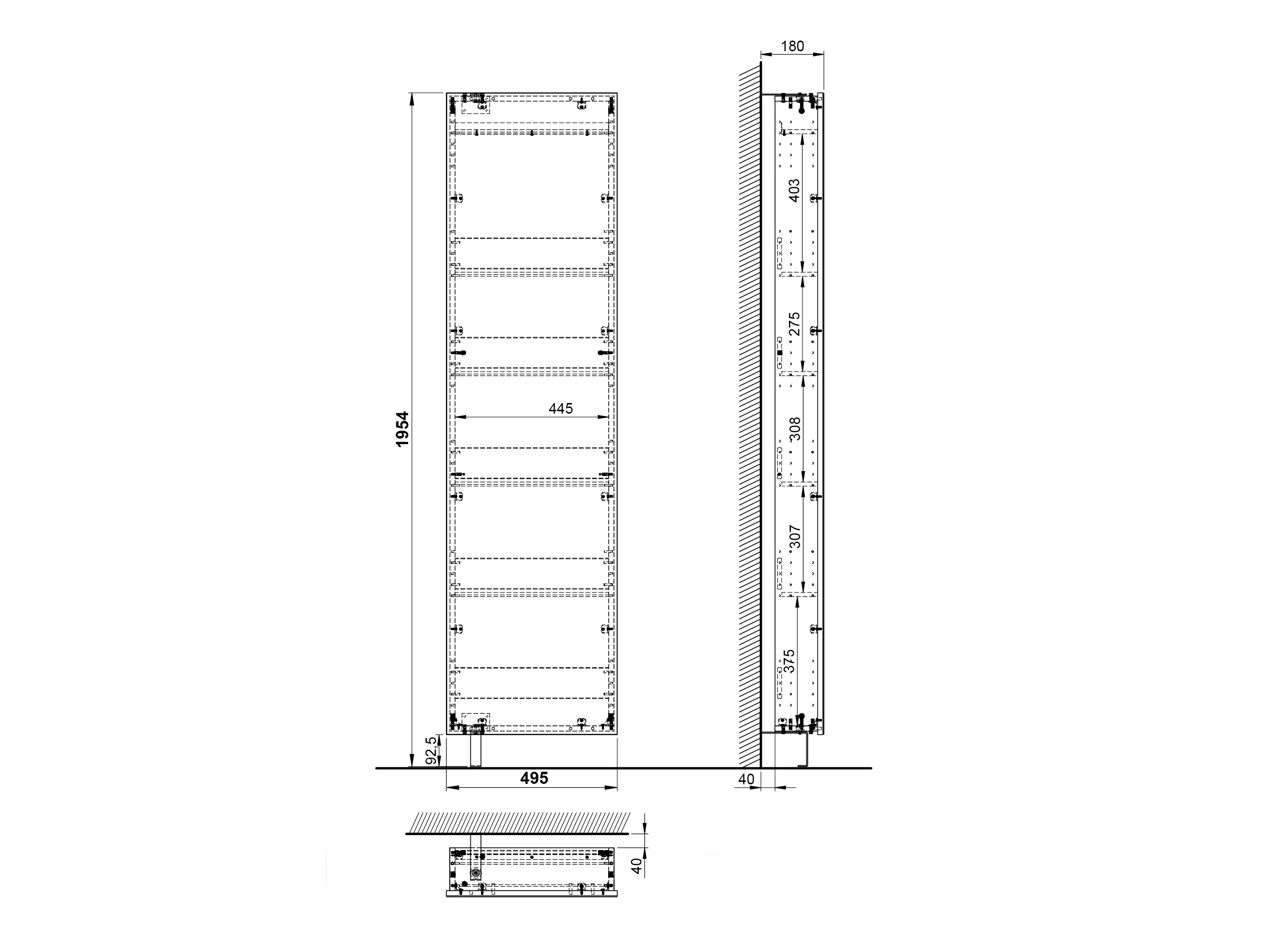 Етажерка за обувки Sacramento 119 (Бял)