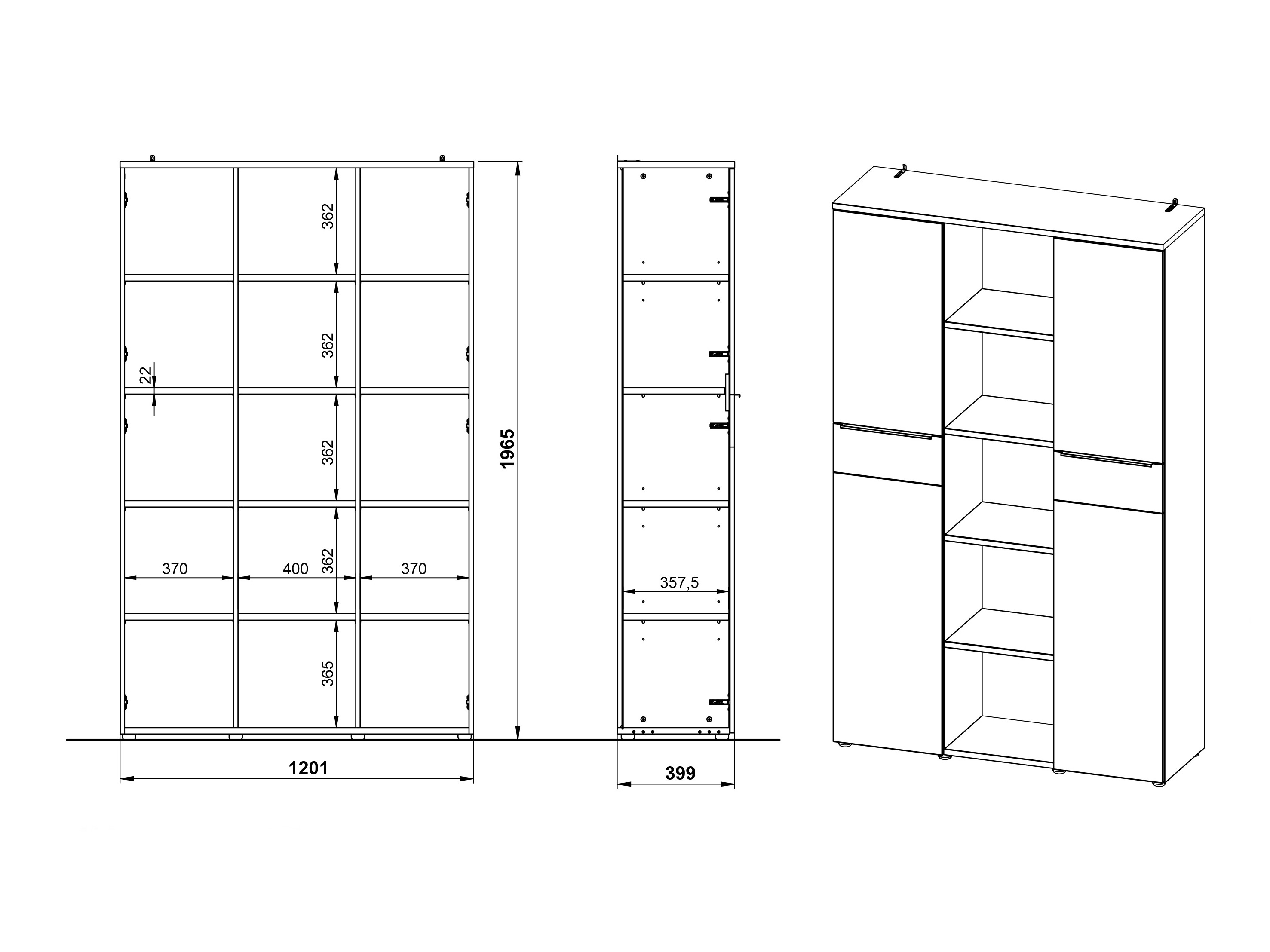 Комплект за домашен офис Elbcali 106