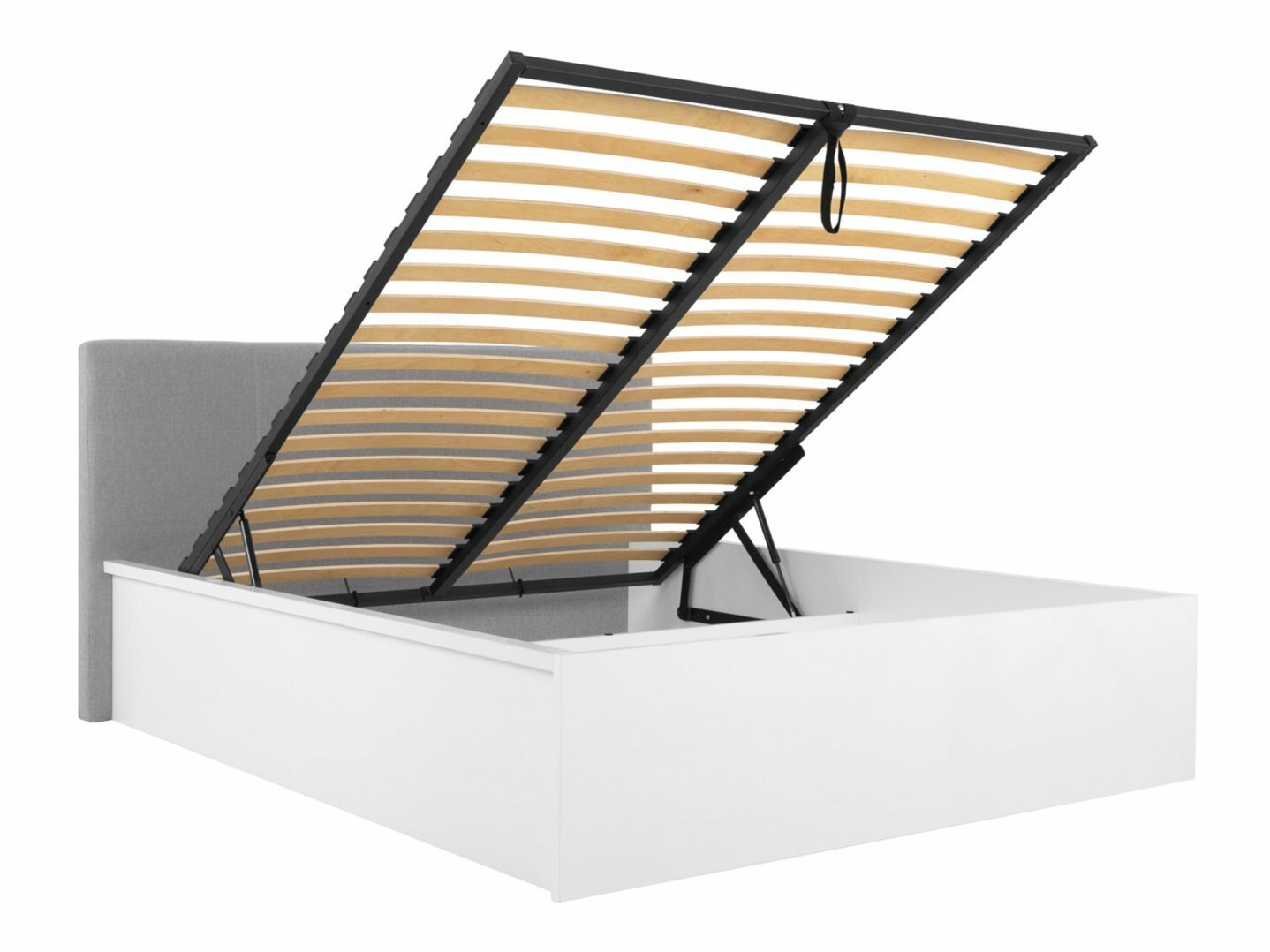 Легло Livevaro 123 (Бял гланц + Сив)