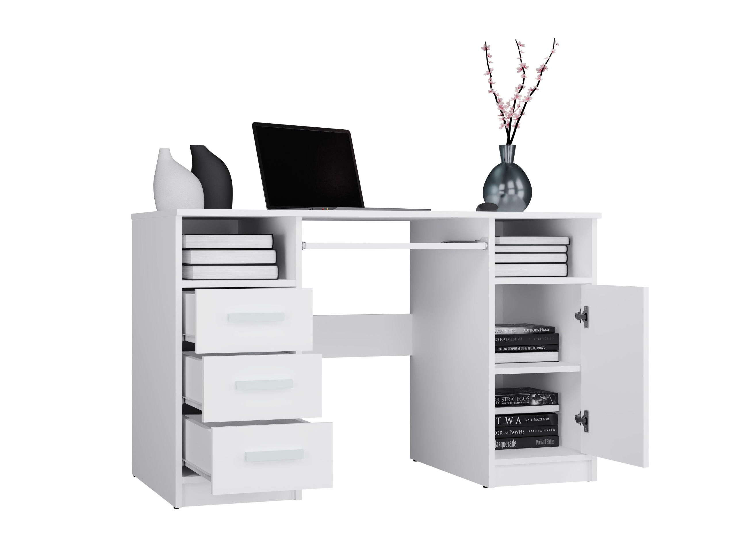 Офис бюро Mandeville 330 (Бял)